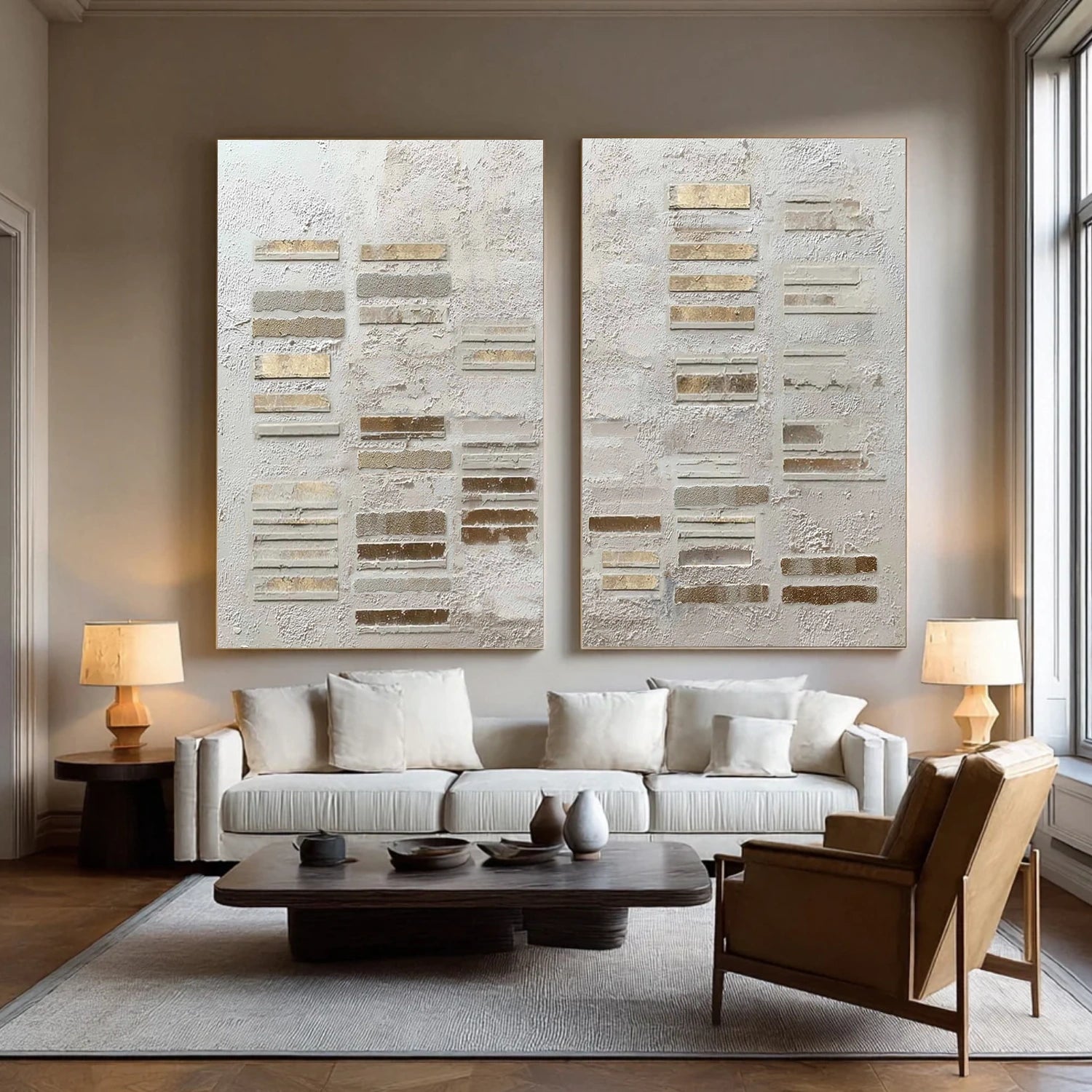 Wabi Sabi Texture Wall Art Set of 2 #WS406