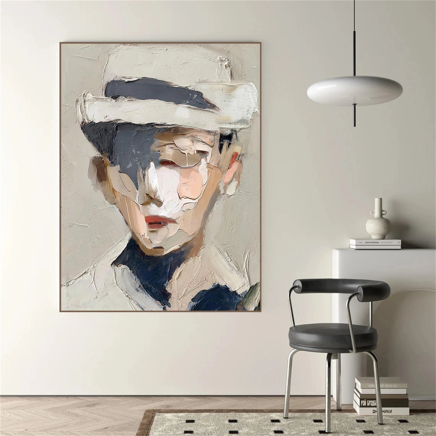 Abstract Portrait Texture Wall Art #PT 070