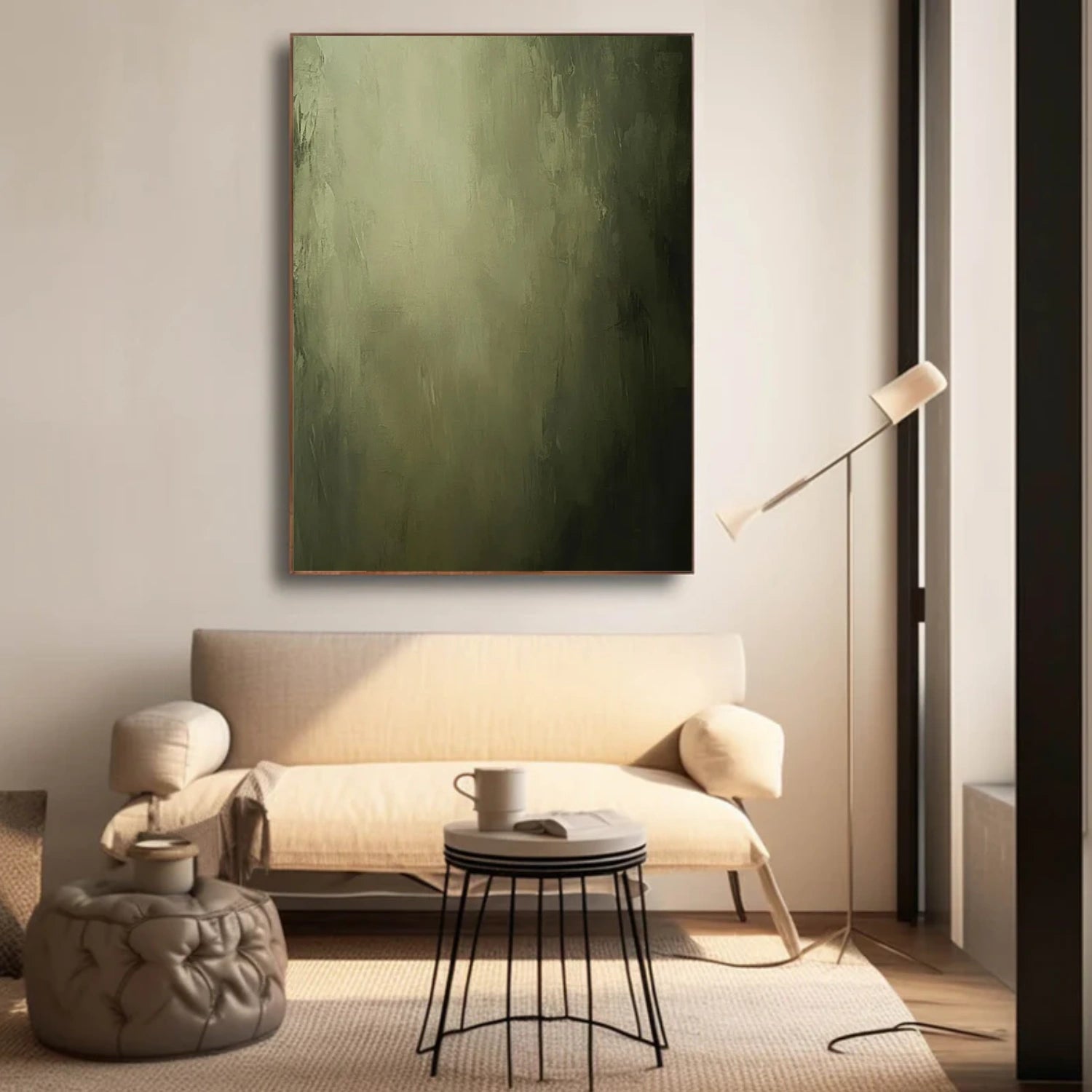 Blue & Green Abstract Wall Art #BG139