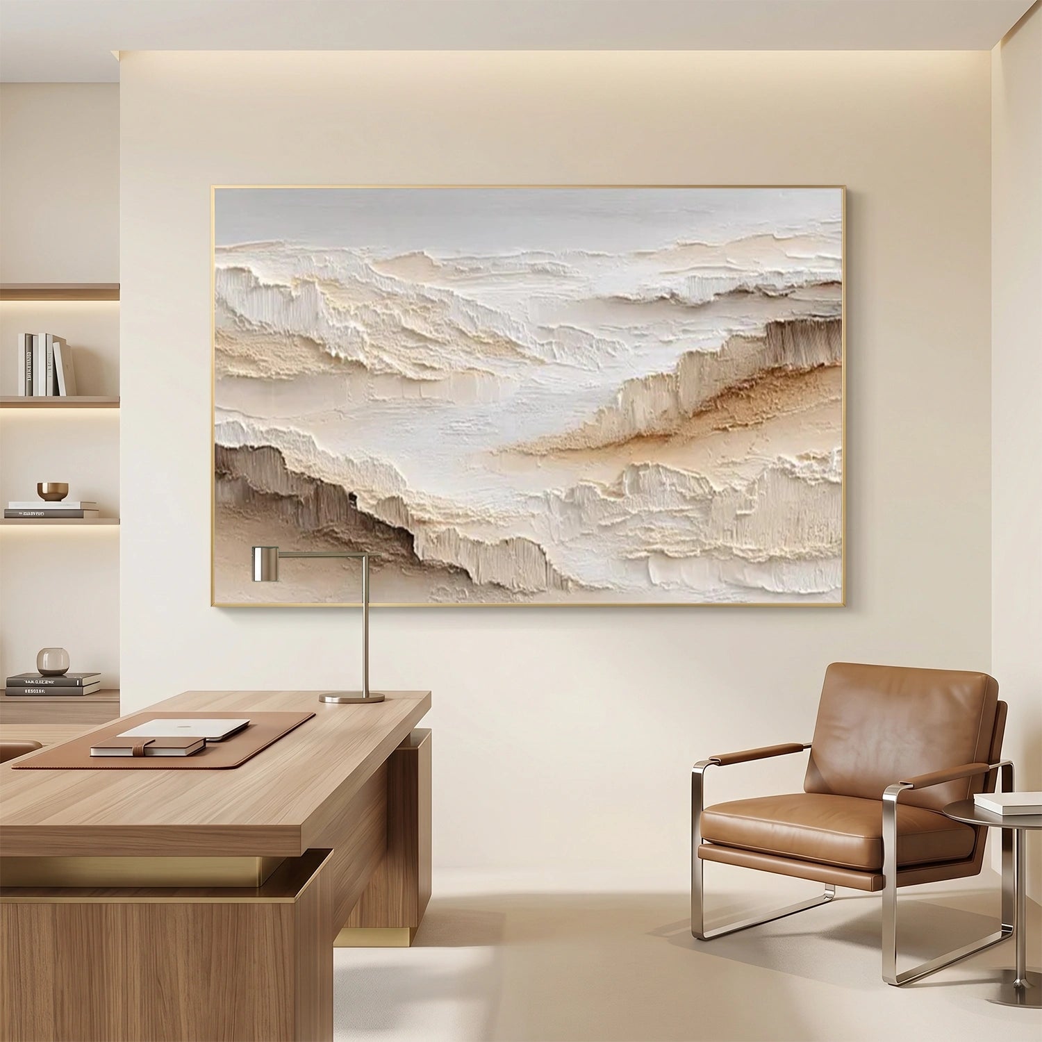 Minimalist Mountain Texture Canvas # MM441