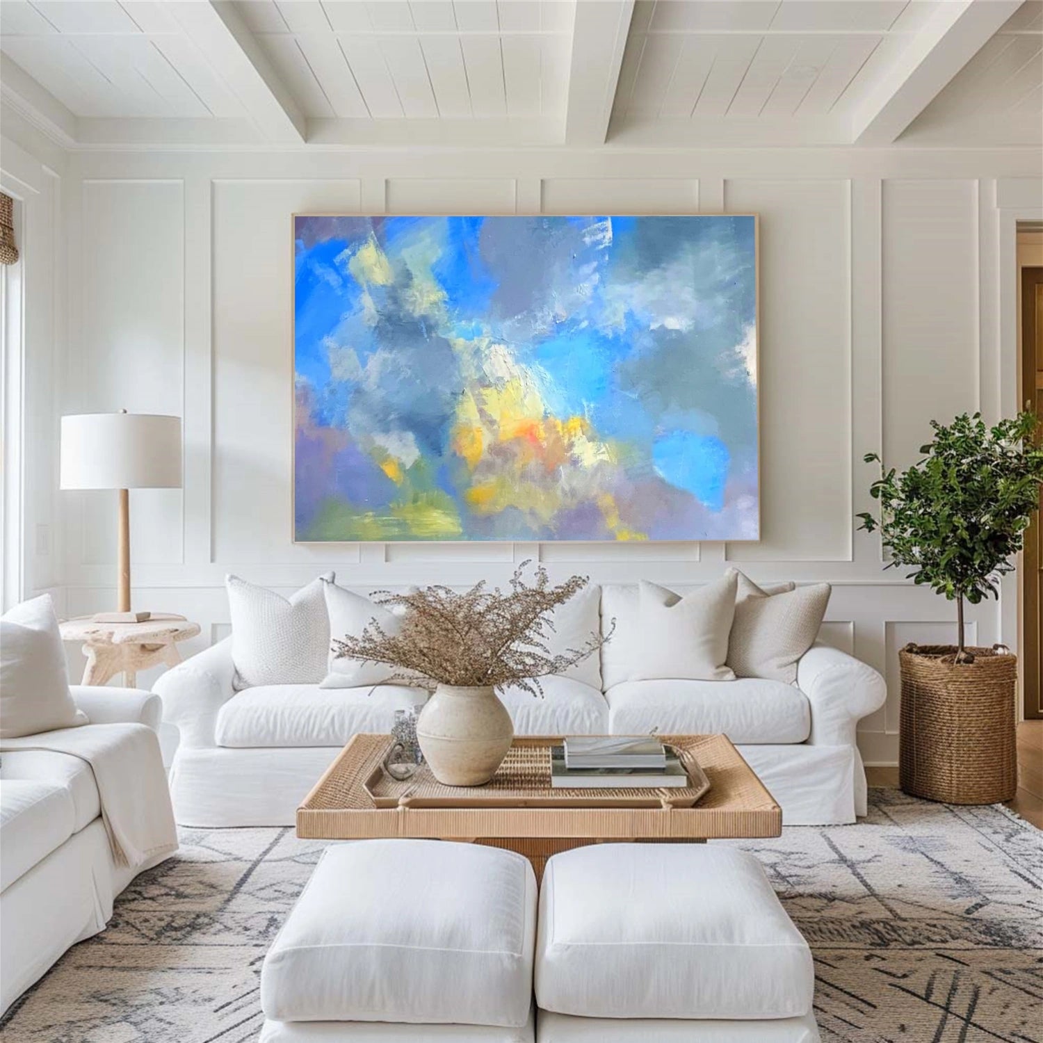 Colorful Abstract Textured Wall Art #AB 514
