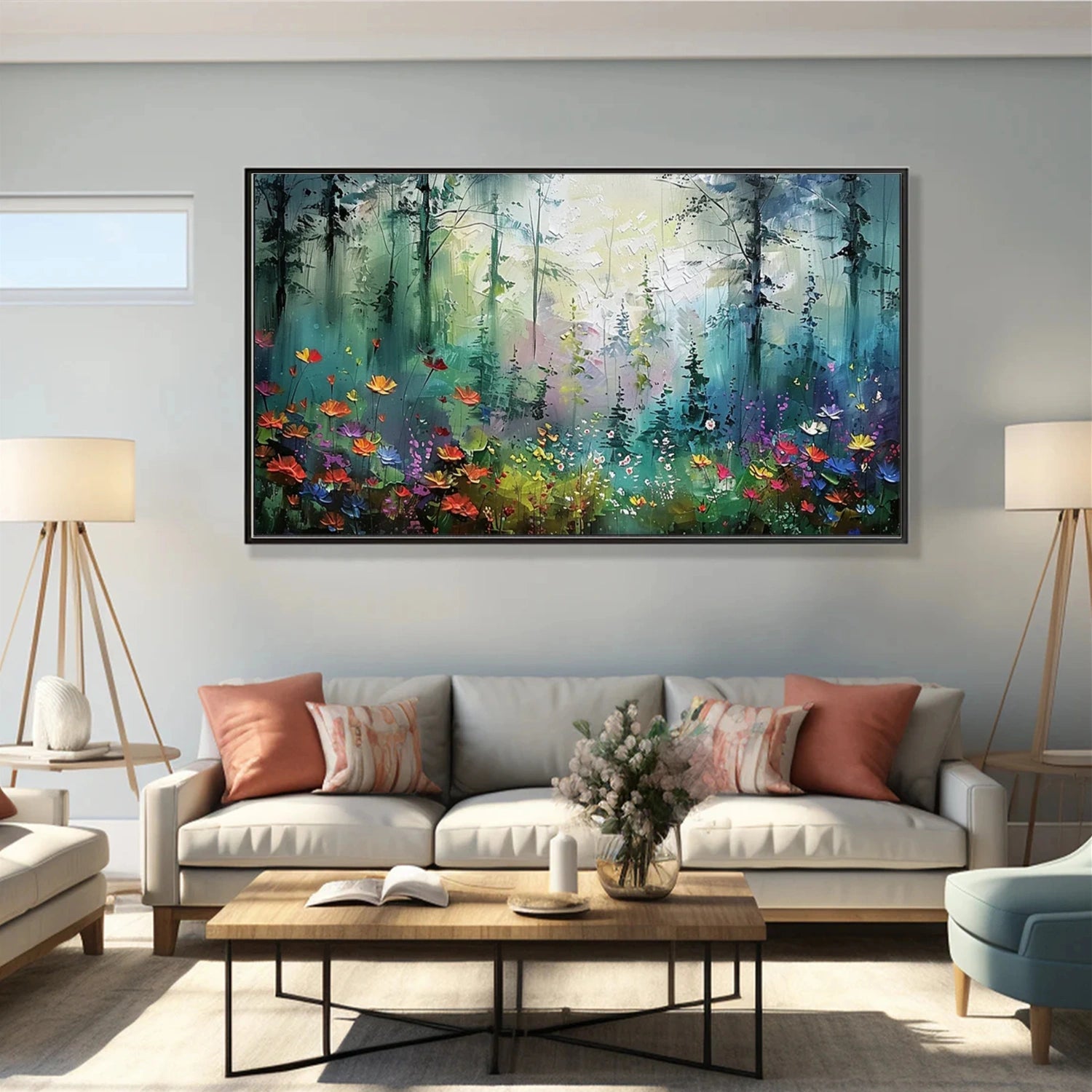 Flower And Tree Painting #FT 174