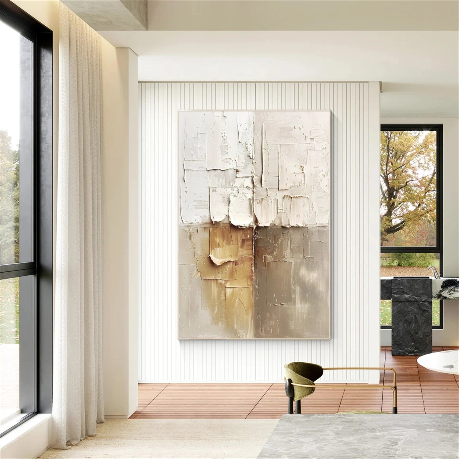 Abstract Textured Wall Art #AB 528