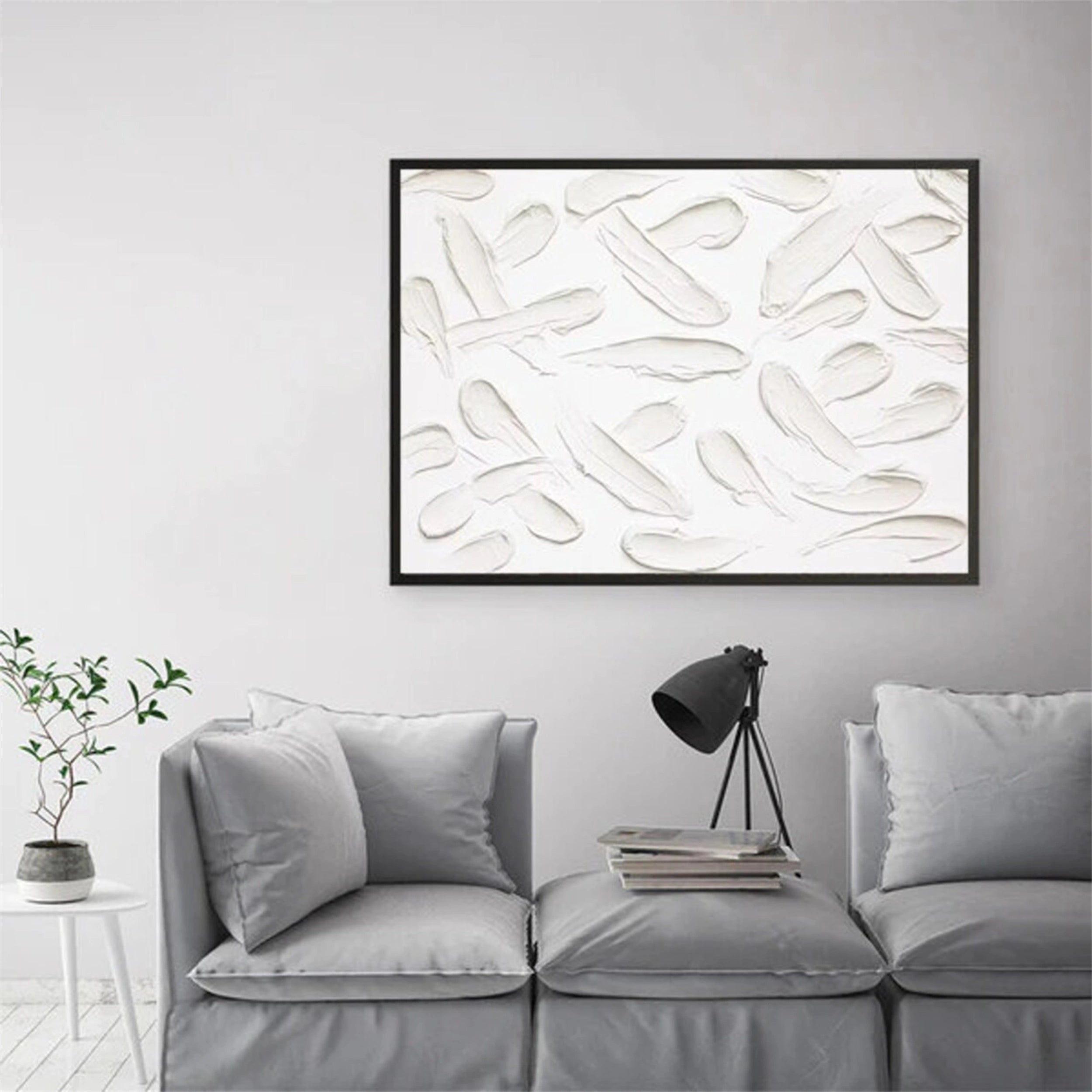 Plaster Art Minimalist Textured Painting #MM119