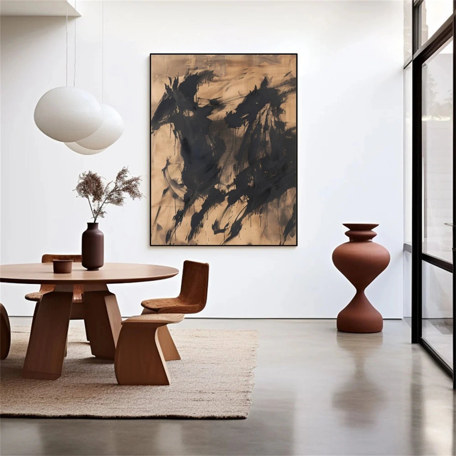 Abstract Horse Wall Art #AB 489