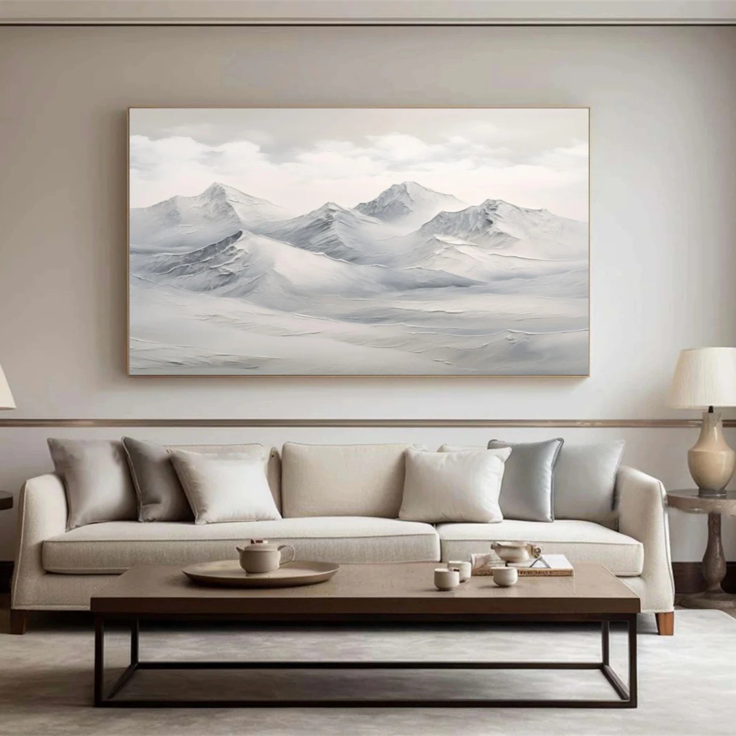 Abstract Mountai Canvas Art #MM327