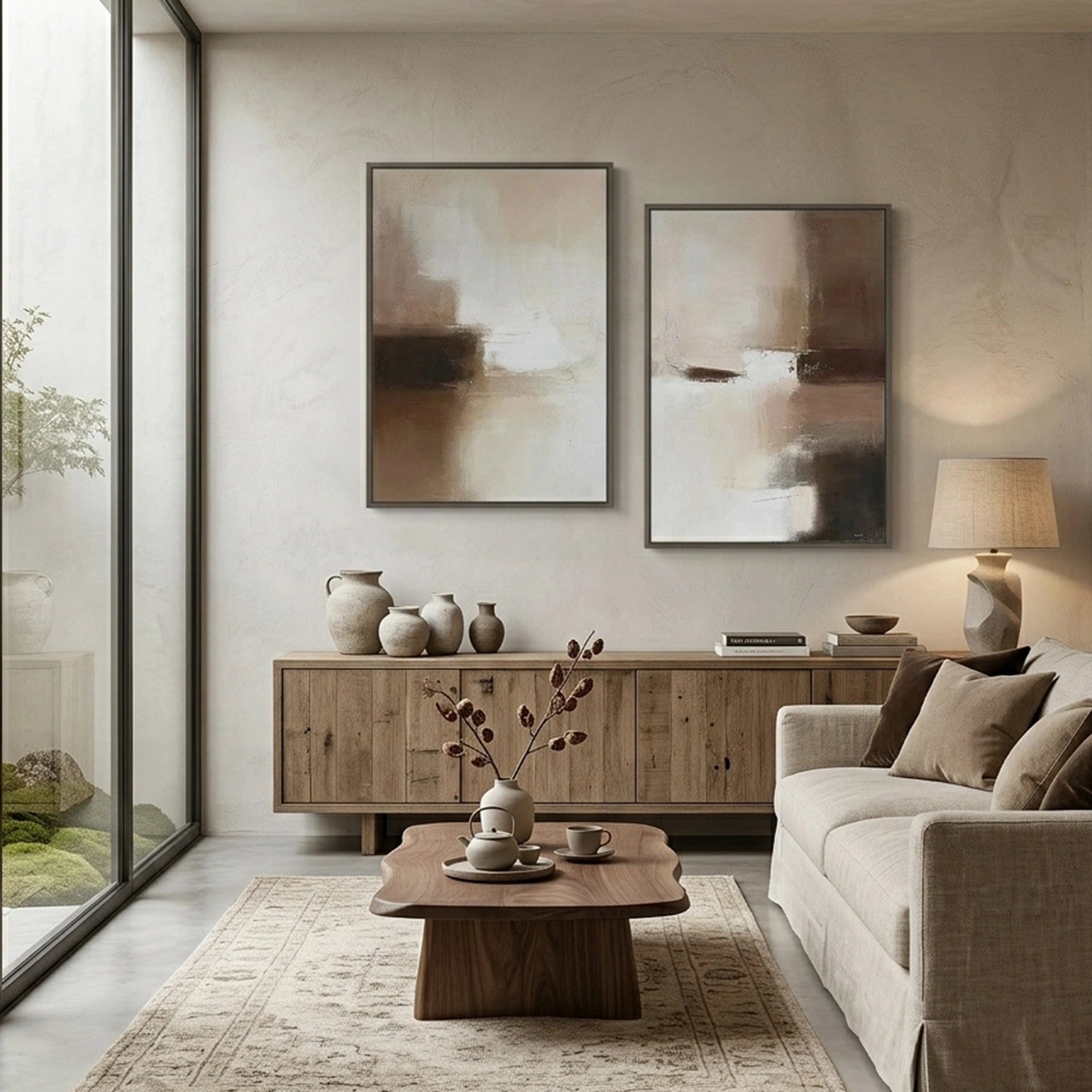 Abstract Wall Art Set of 2 # AB704