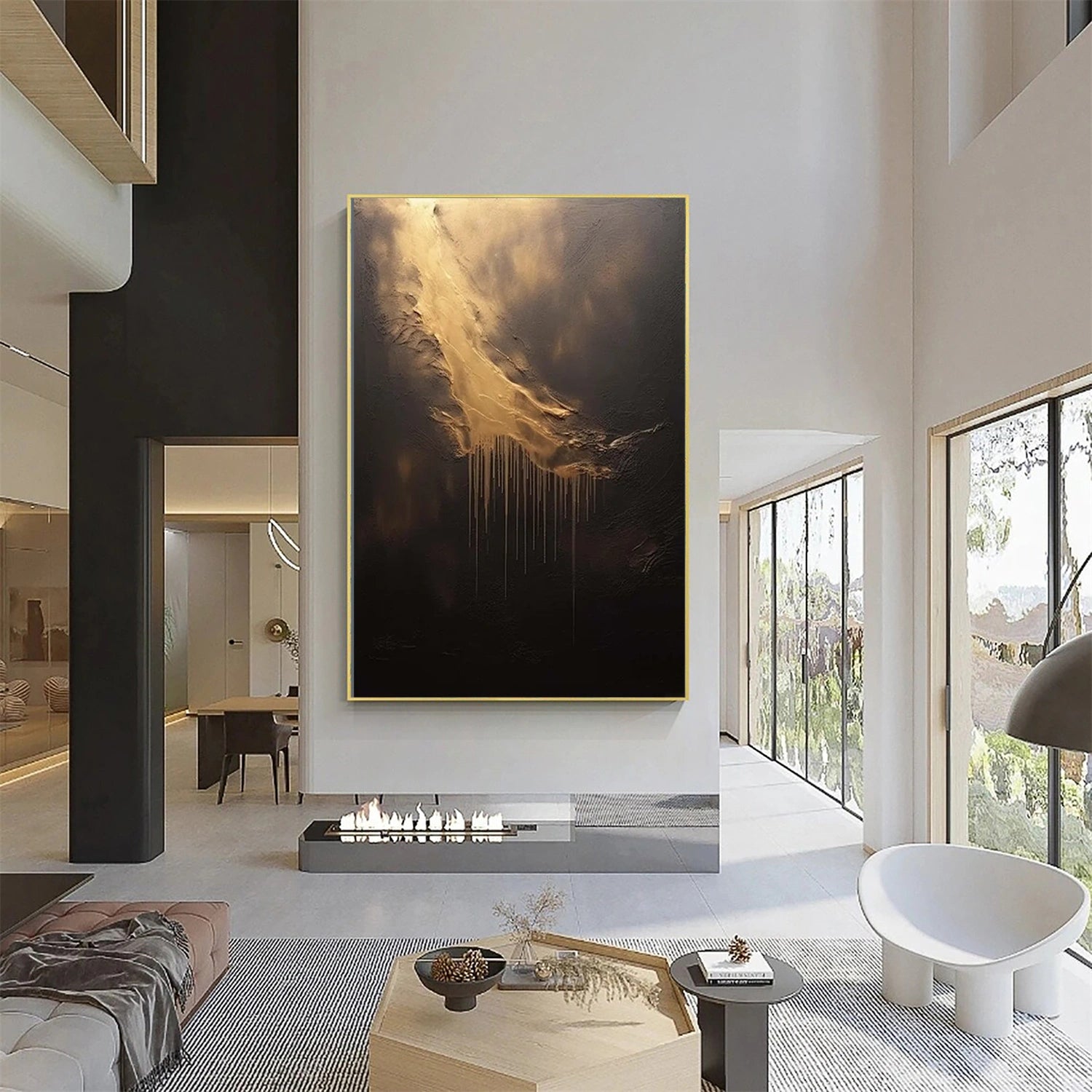 Abstract Textured Wall Art #AB 504
