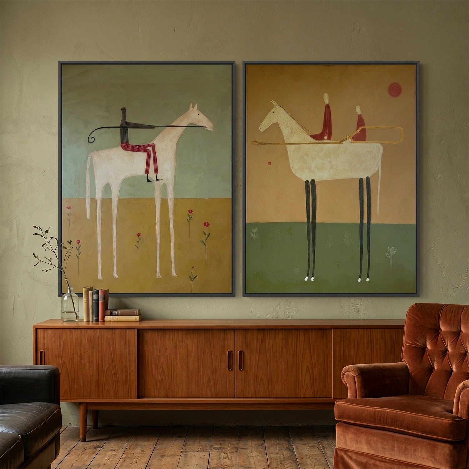 Americana Wall Art Set of 2 #VE090