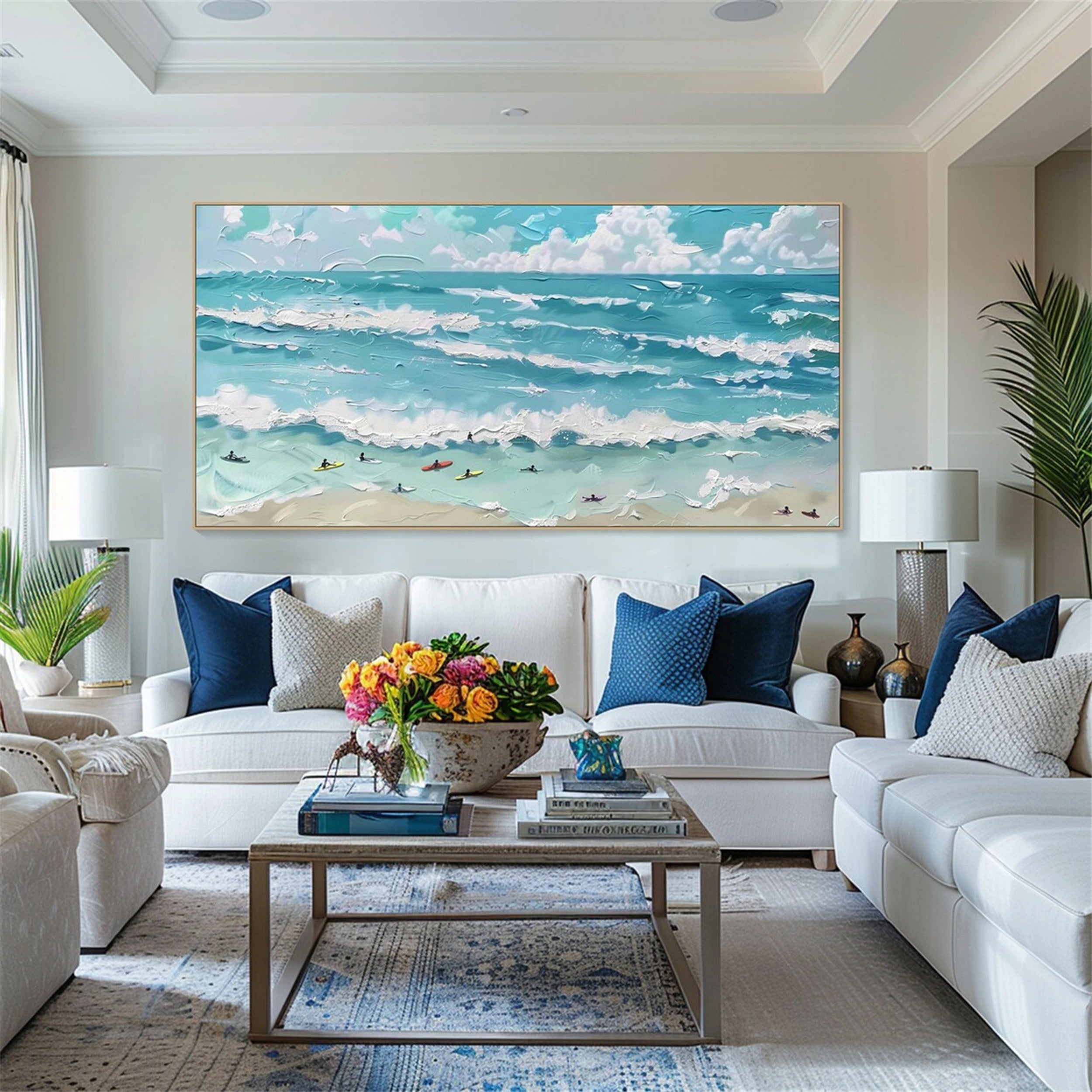 Ocean And Sky Painting #OS 074