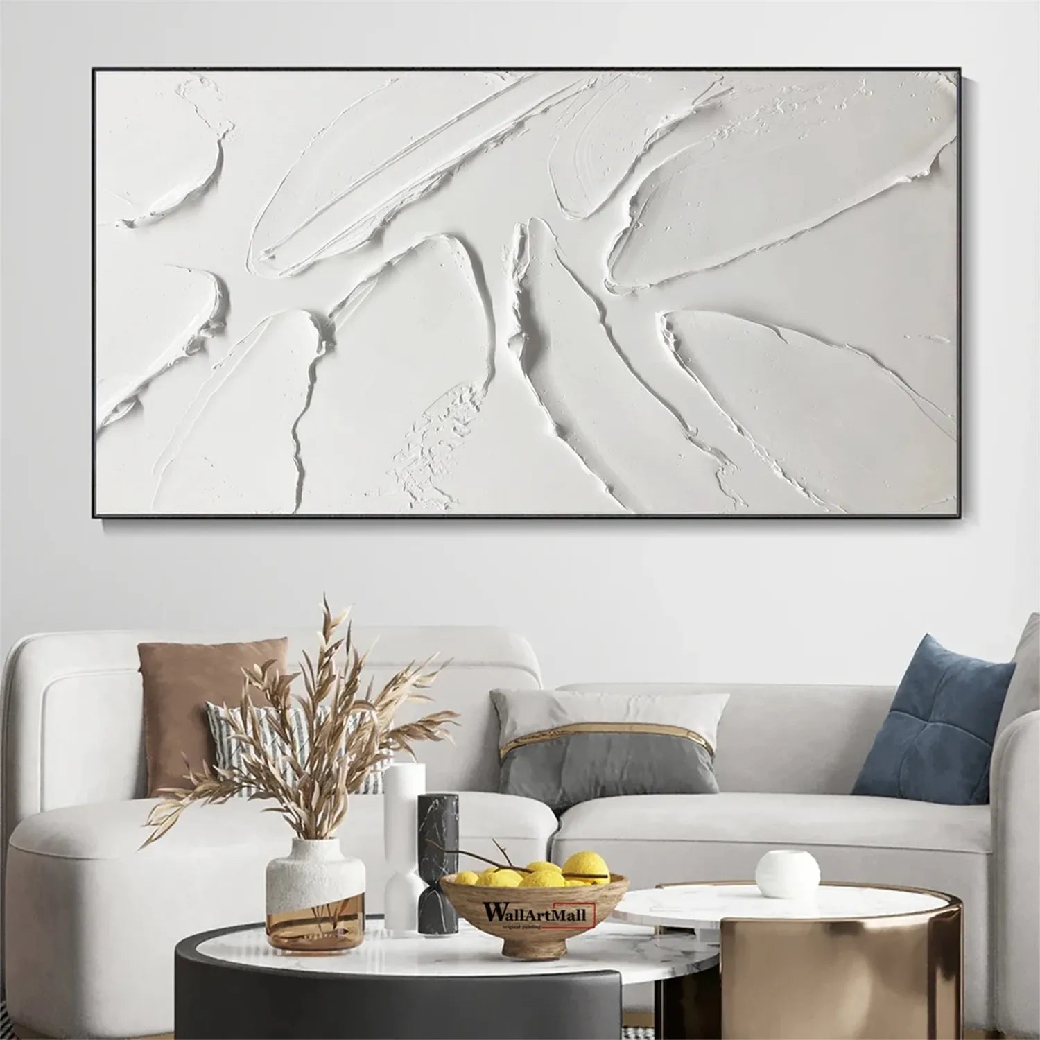 Plaster Art Minimalist Textured Painting #MM295