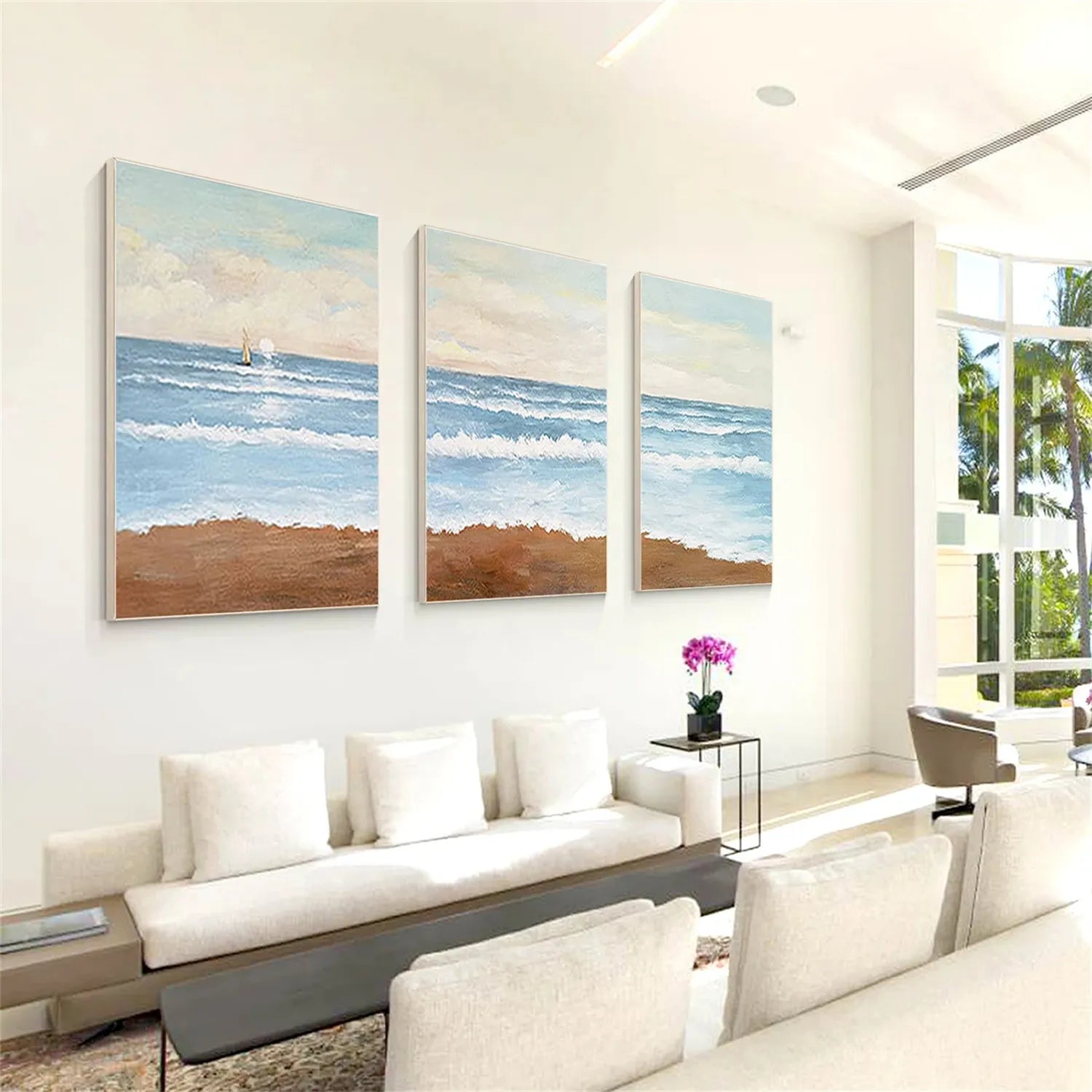 Ocean And Sky Painting Set of 3#OS 184