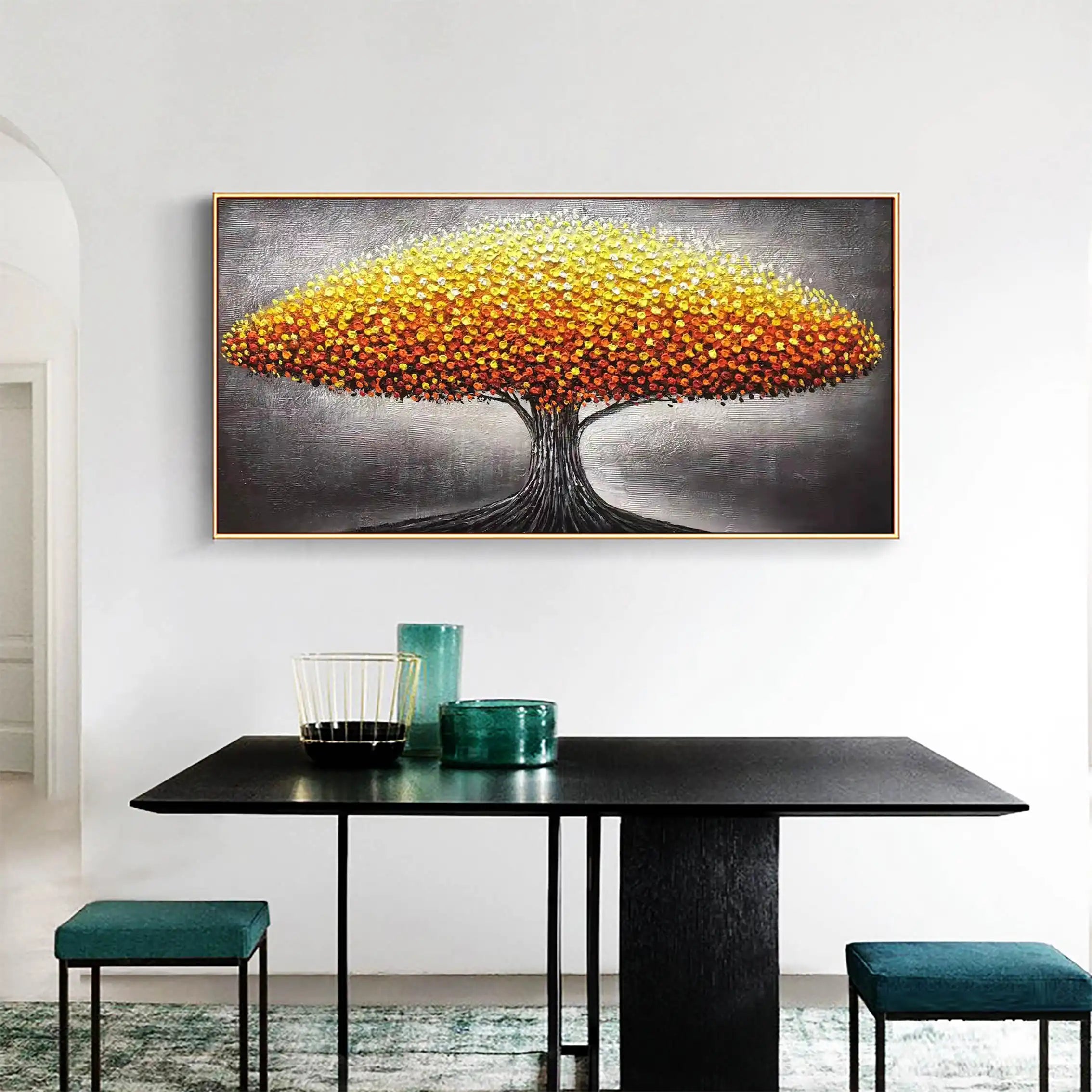Flower And Tree Painting #FT 020