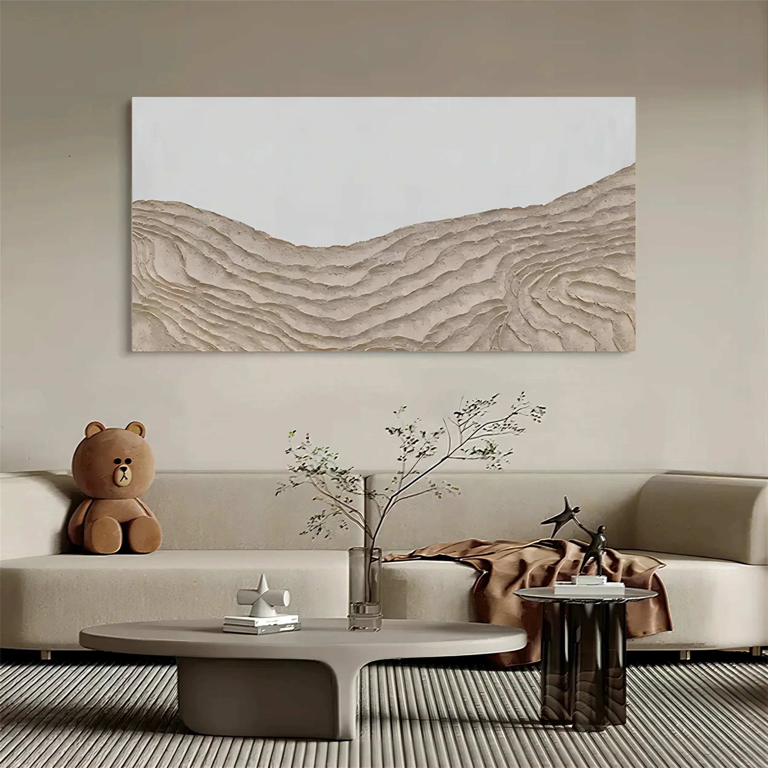 Plaster Art Minimalist Textured Painting #MM197