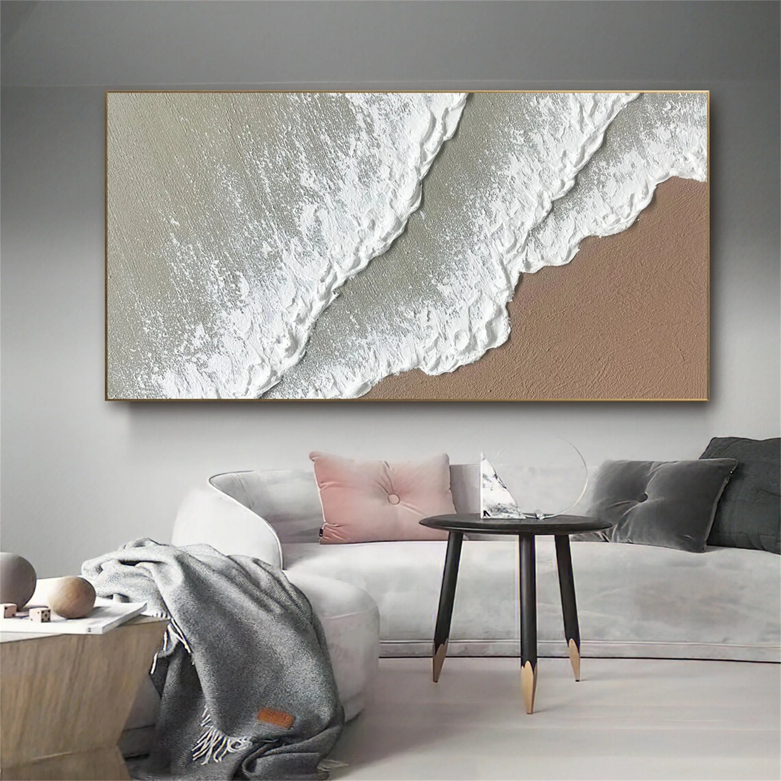 Plaster Art Minimalist Textured Painting #MM176