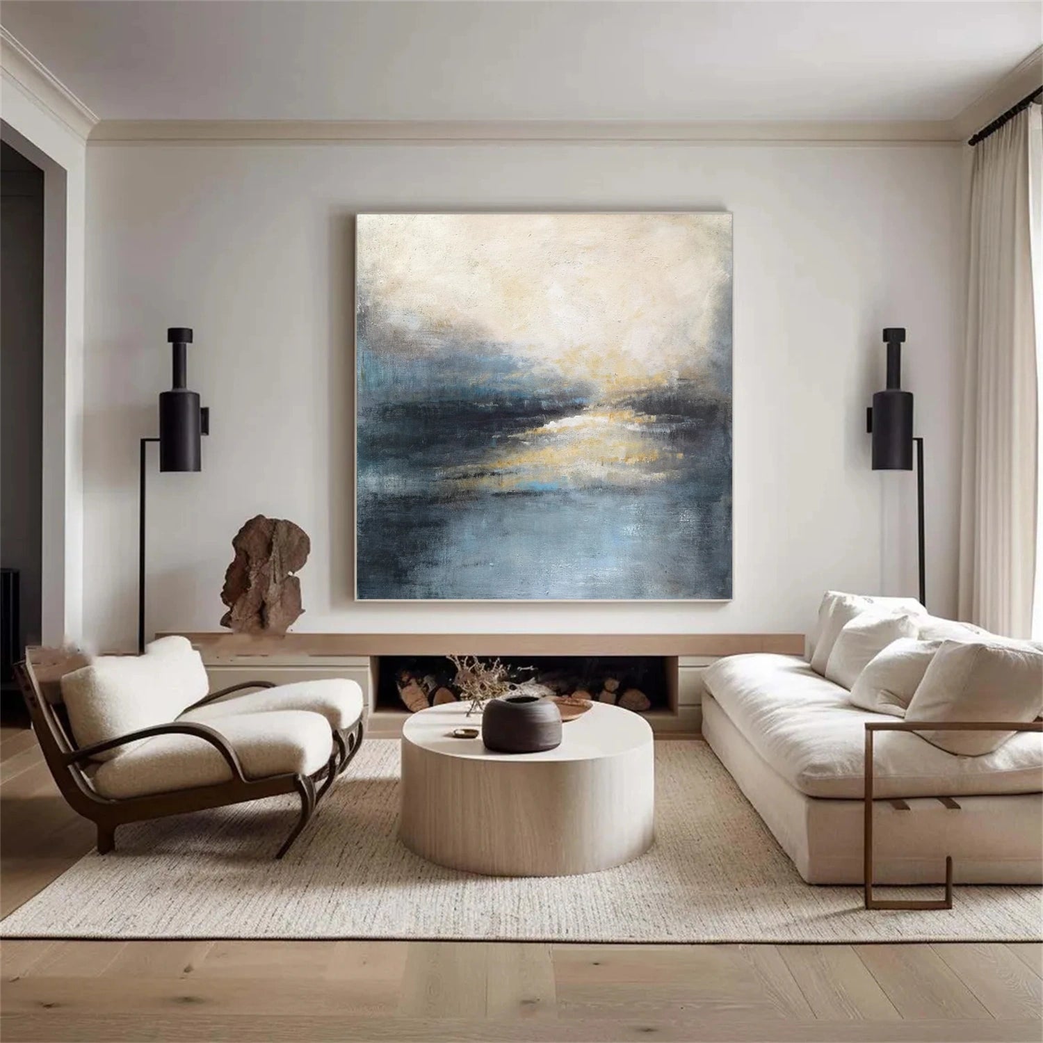 Abstract Textured Wall Art #AB 537