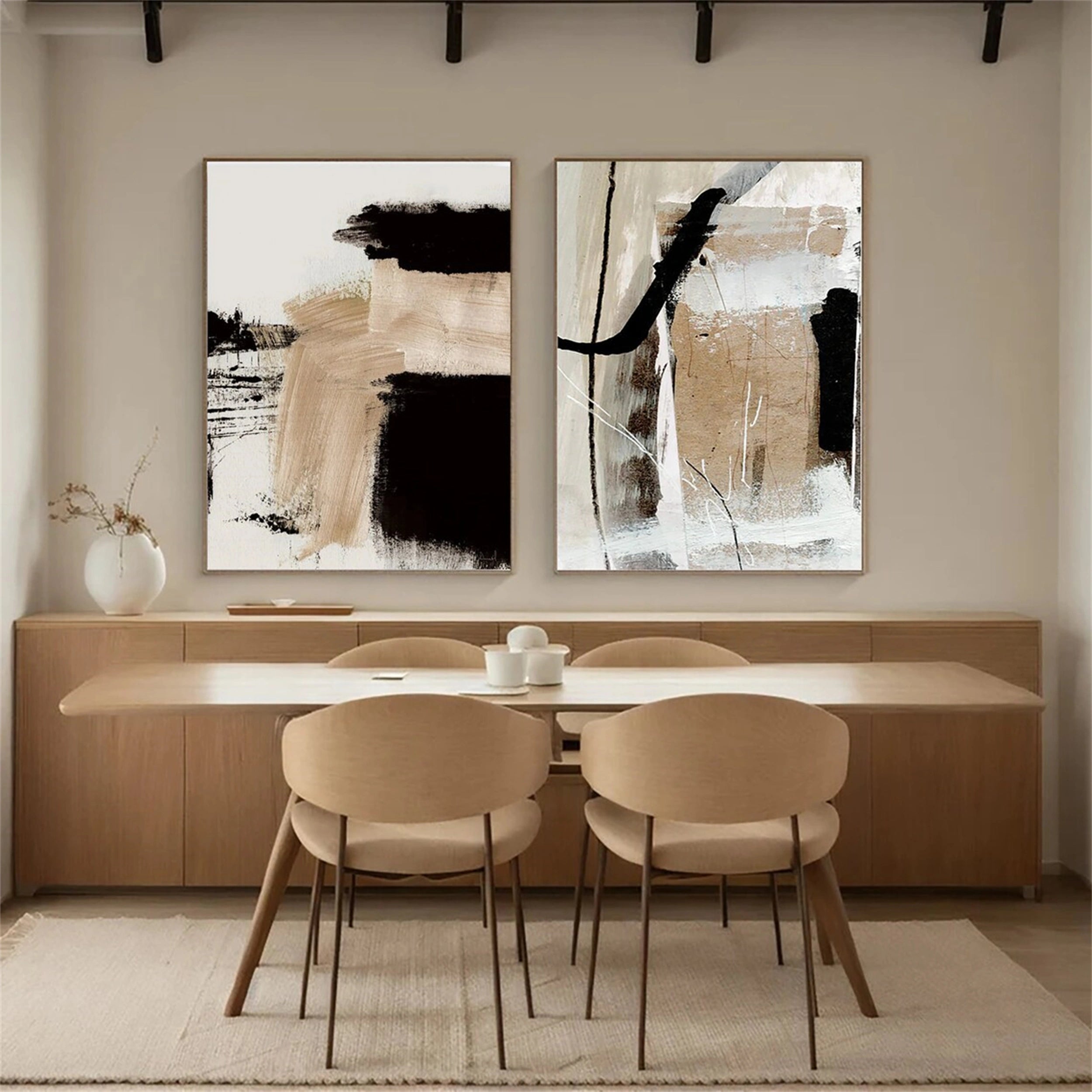 Abstract Painting Set of 2 #AB 098