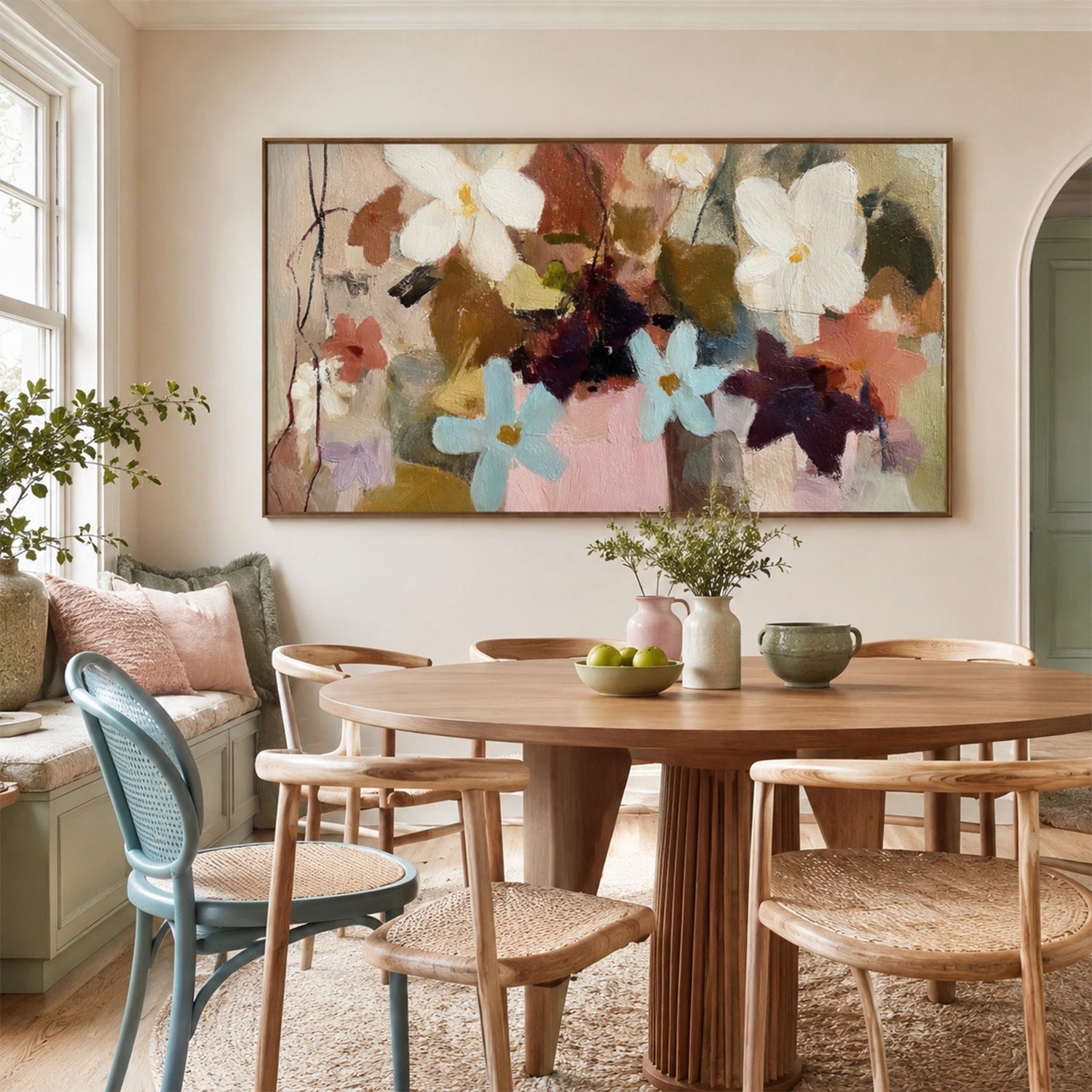Flower & Tree Abstract Canvas # FT 411
