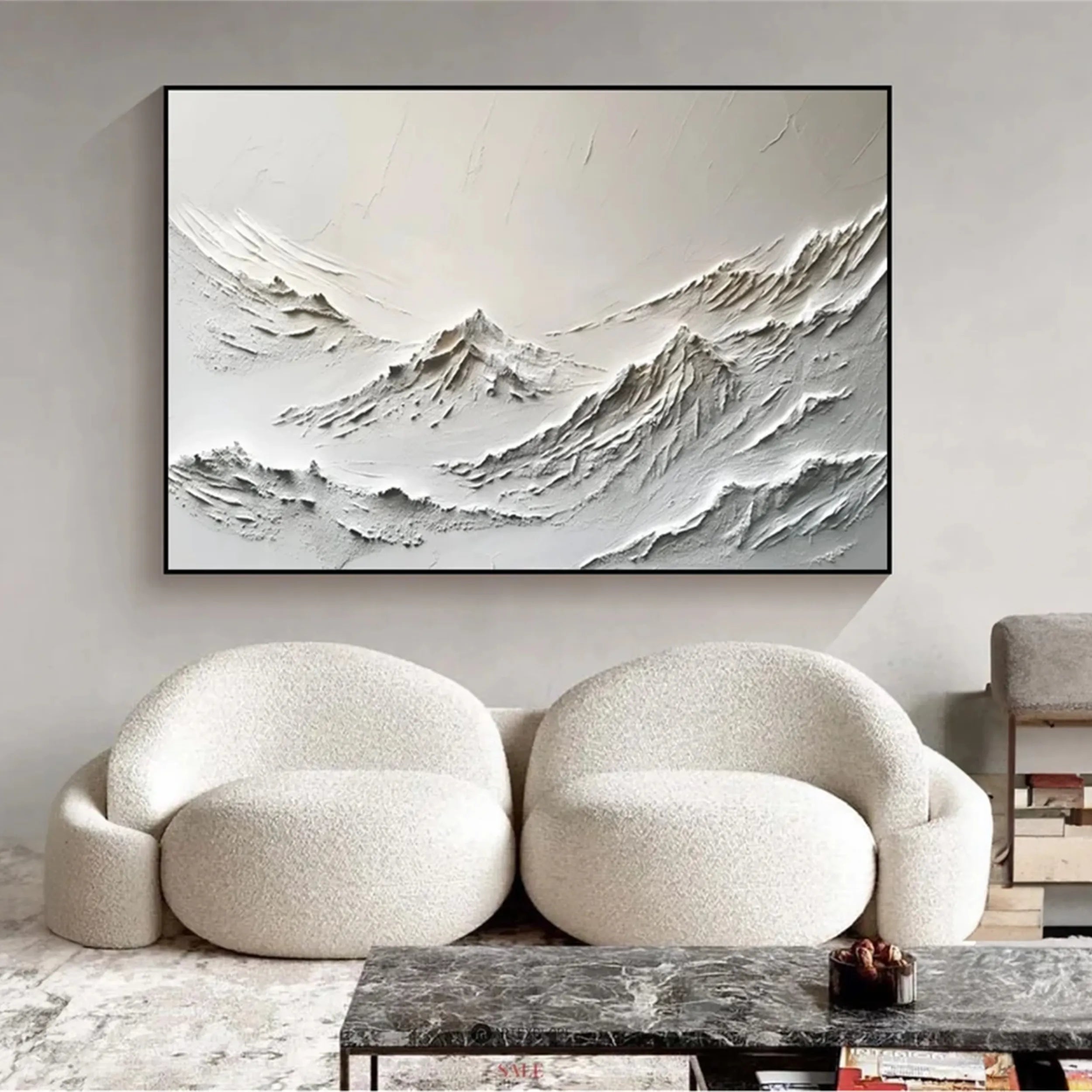 Plaster Art Minimalist Textured Painting #MM242