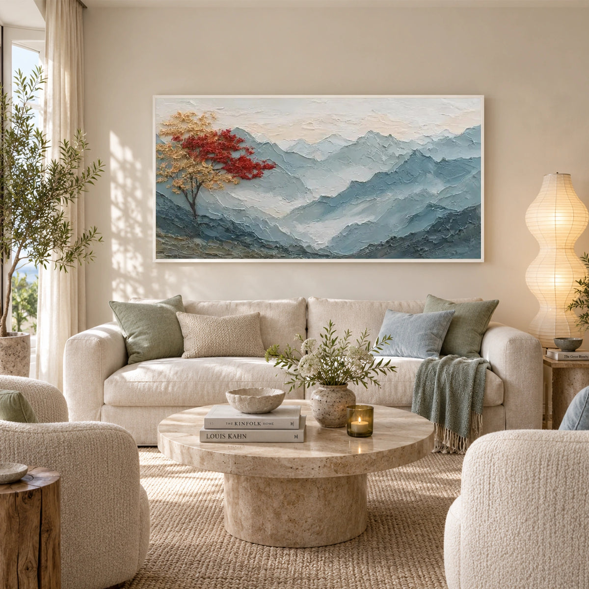 Minimalist Mountain Canvas #MM481