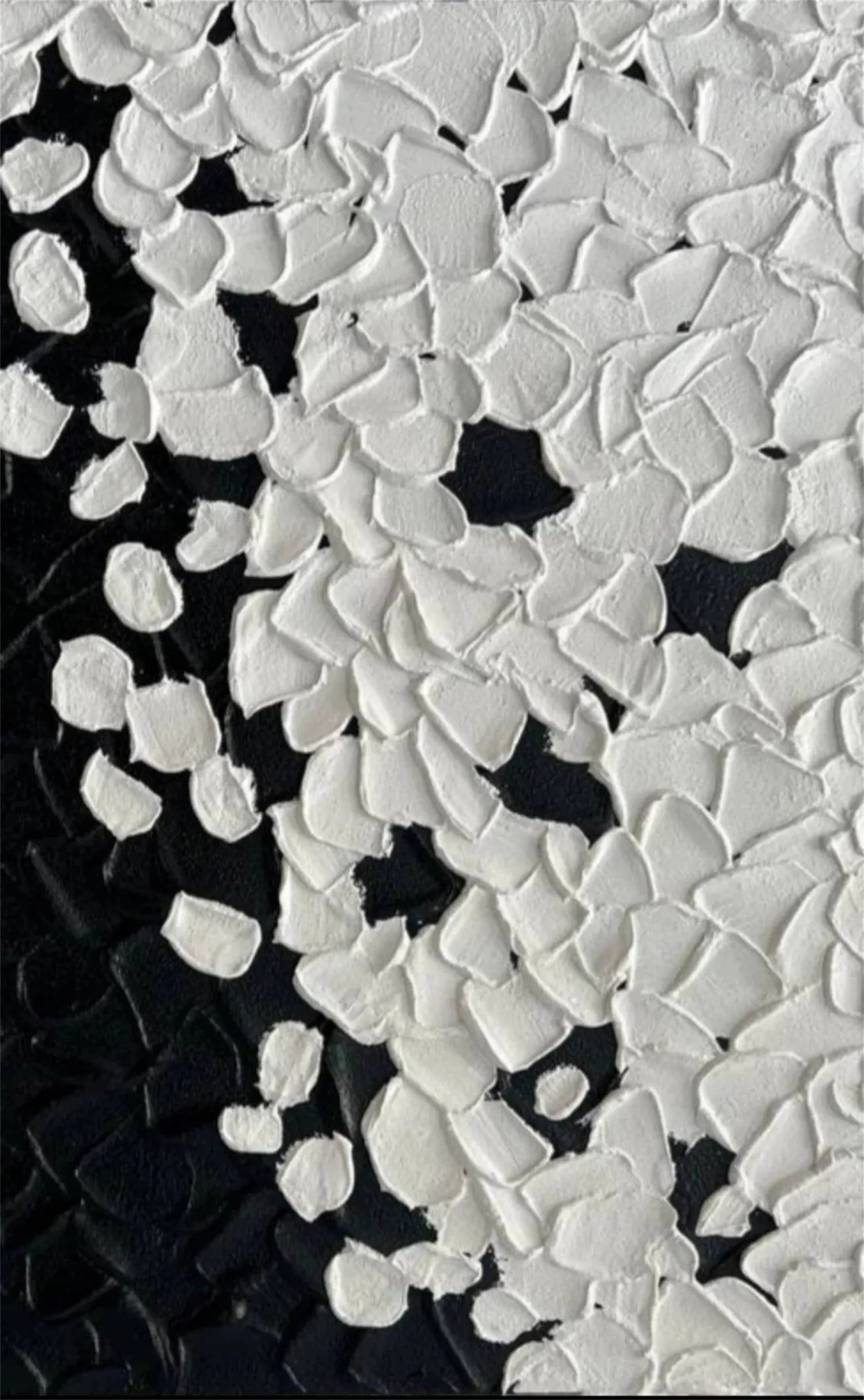 Black White Textured Minimalist Wall Art Set of 2 #MZ107