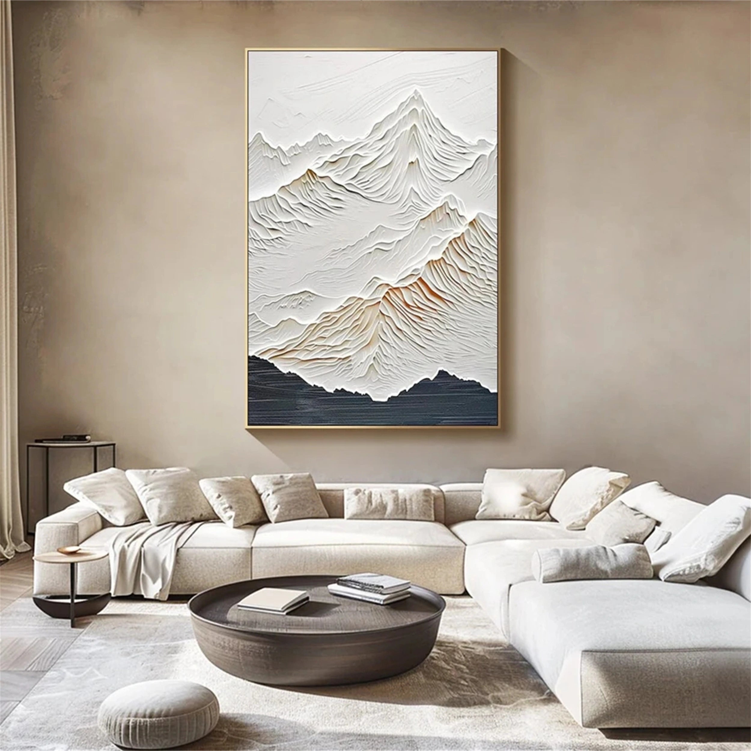 Plaster Art Minimalist Textured Painting #MM159