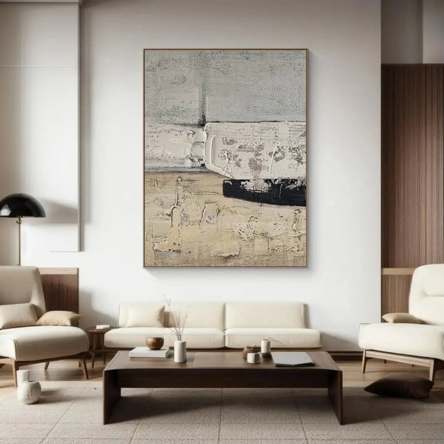 Wabi Sabi Textured Wall Art #WS374