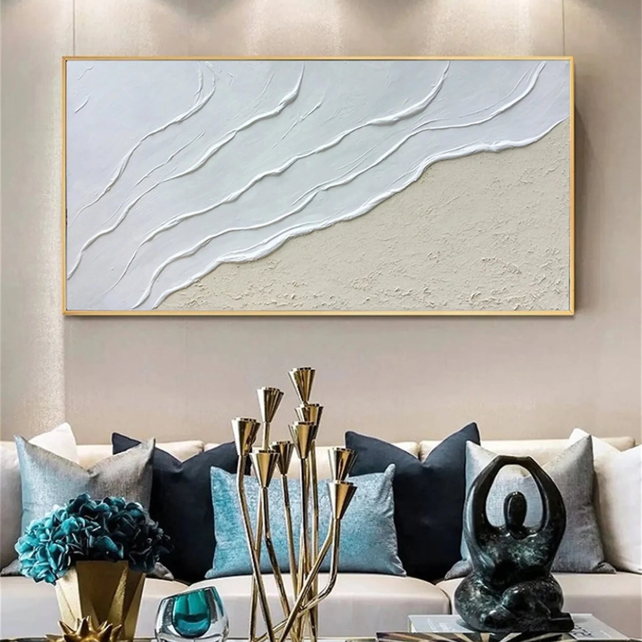 Plaster Art Minimalist Textured Painting #MM171