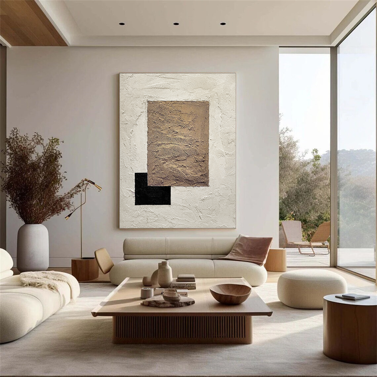 Abstract Textured Wall Art #AB 543