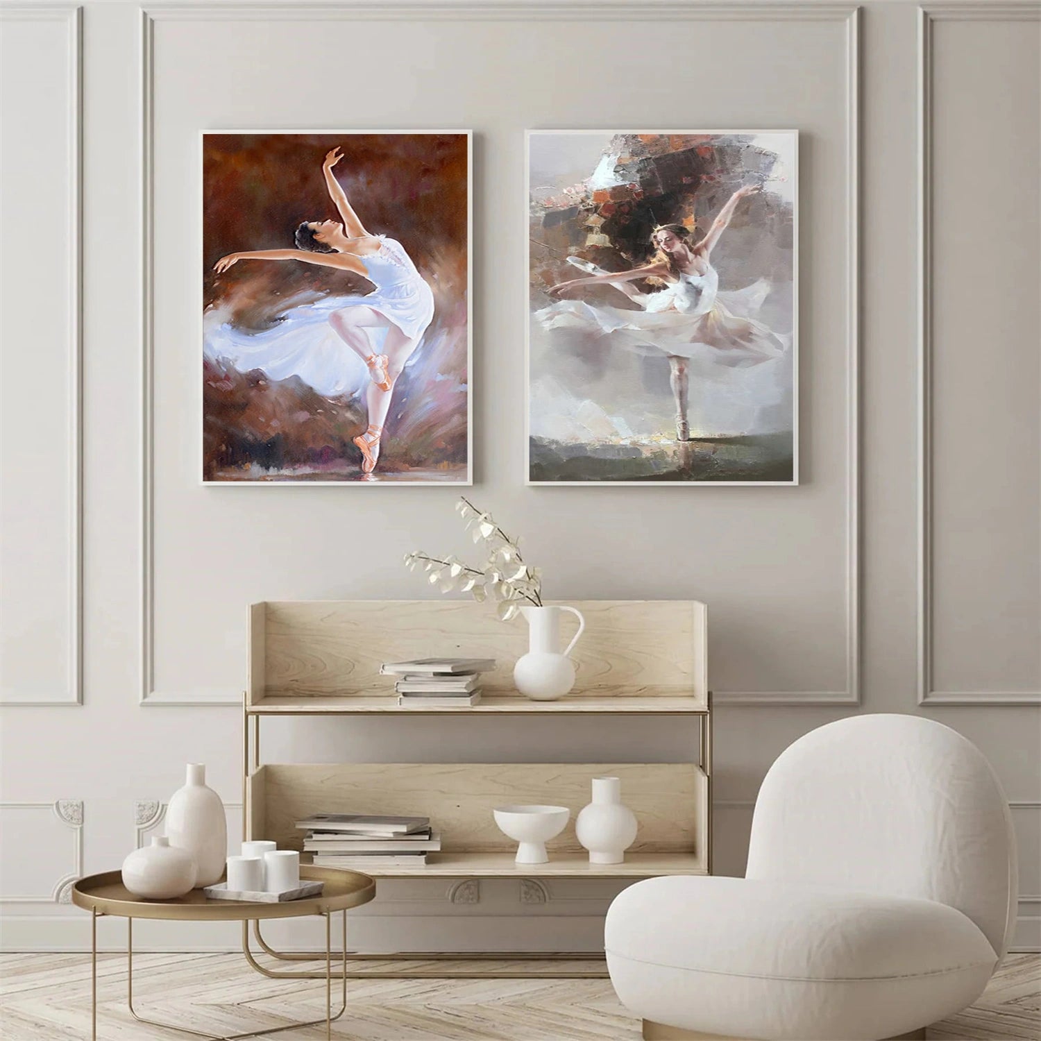 Abstract Portrait Set of 2 Wall Art #PT007