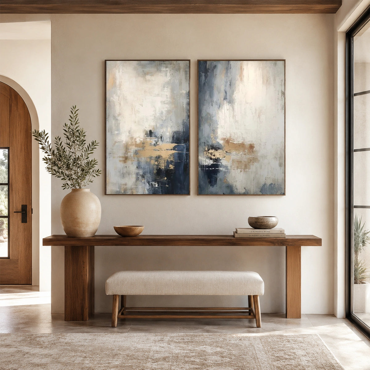 Abstract Wall Art Set of 2 #AB 759