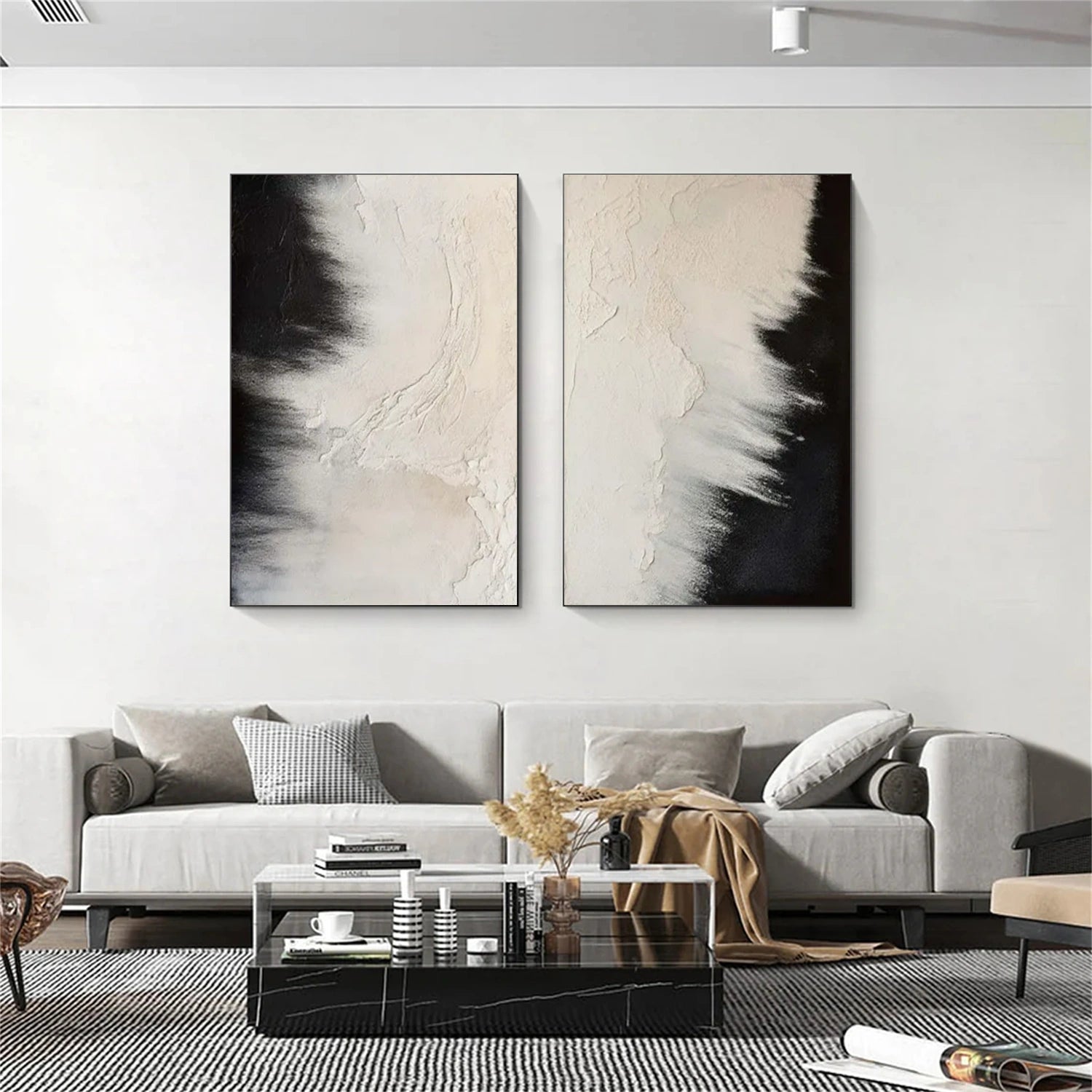 Abstract Painting Set of 2 #AB 437