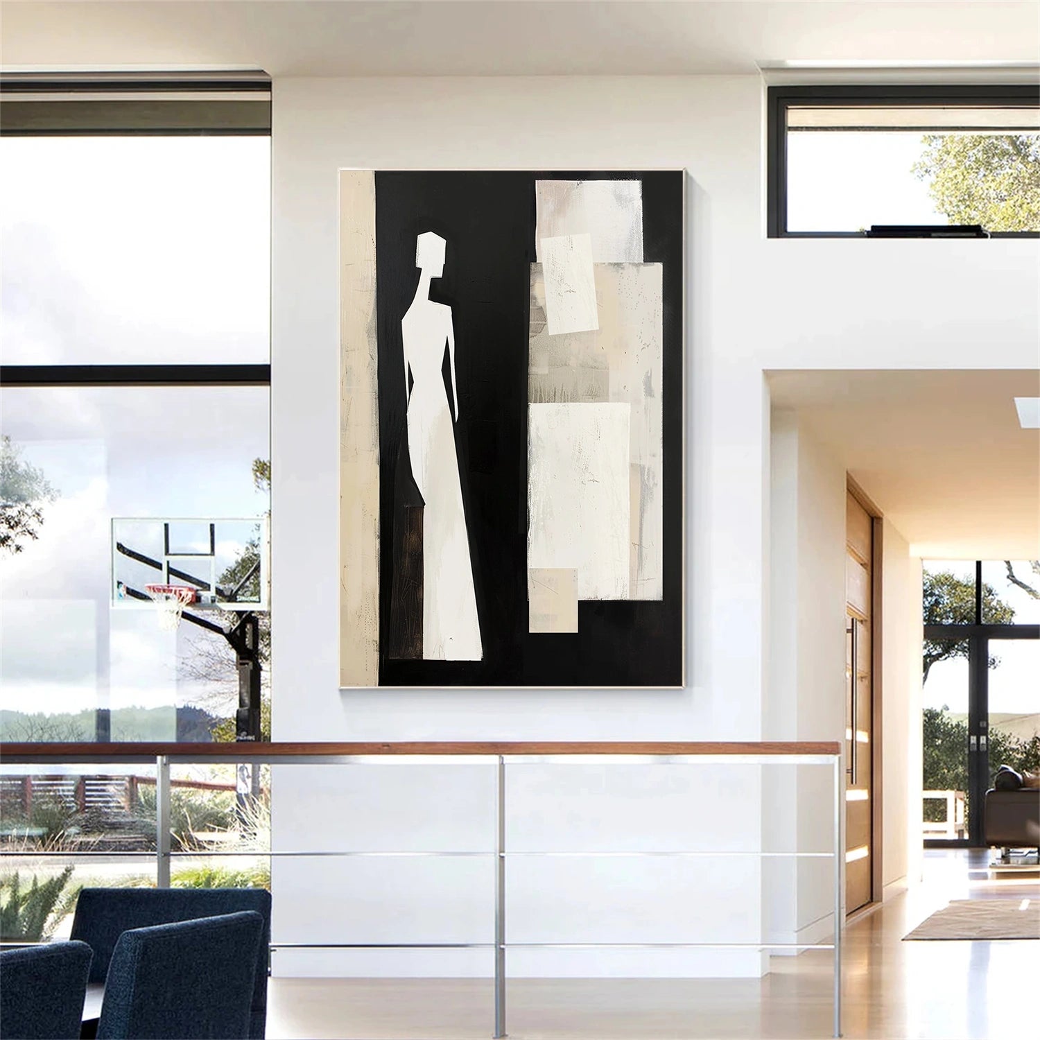 Contemporary Abstract Minimalist Wall Art #CW012