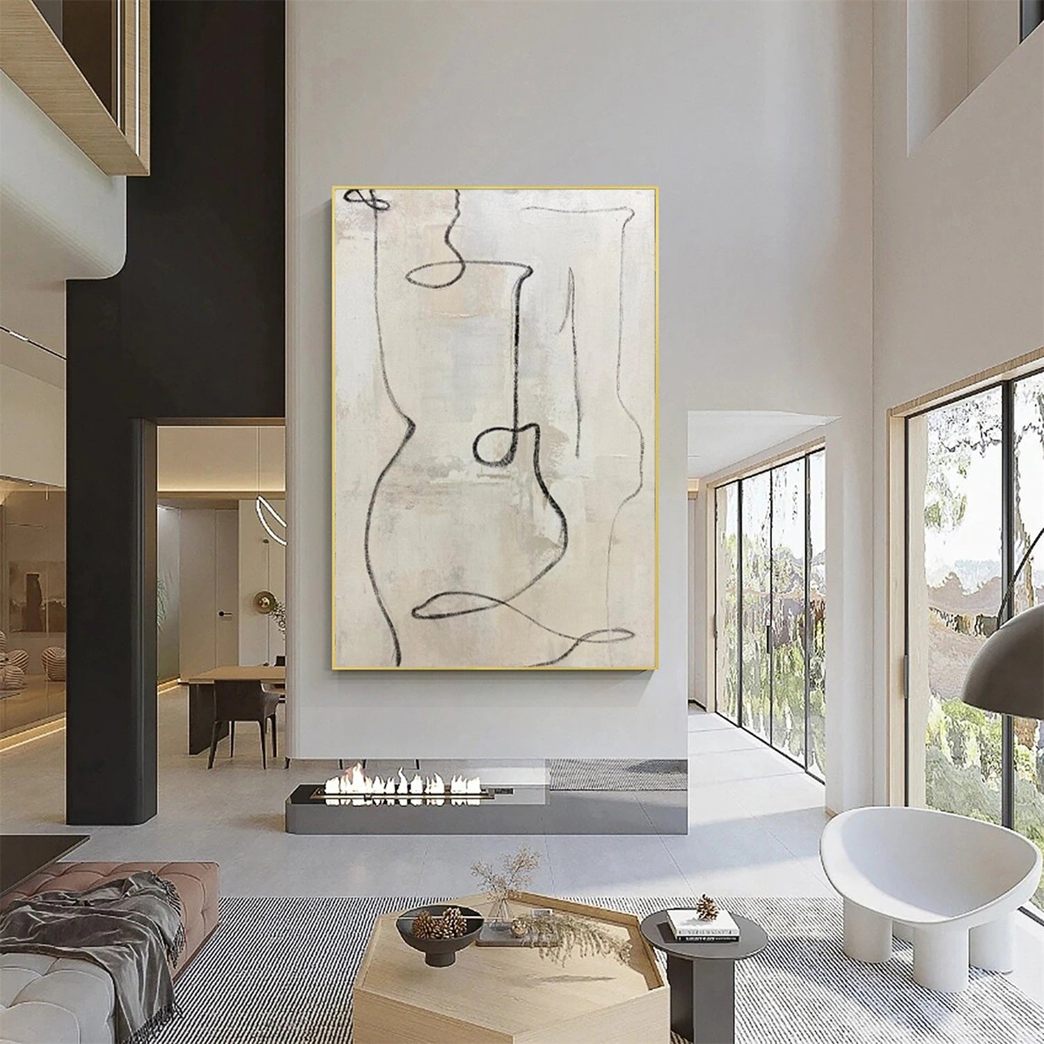 Abstract Texture Wall Art # AB688