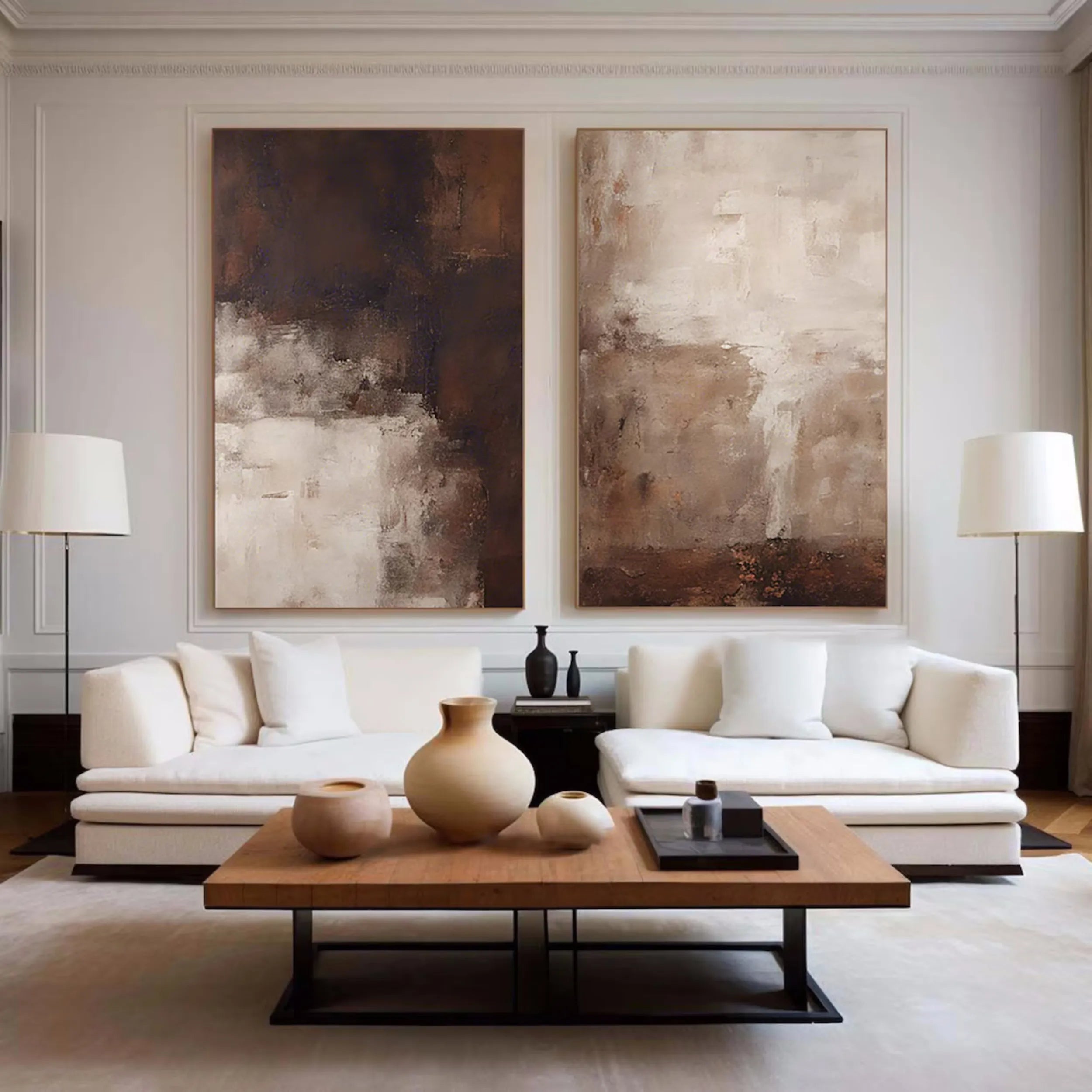 Abstract Painting Set of 2 #AB 102