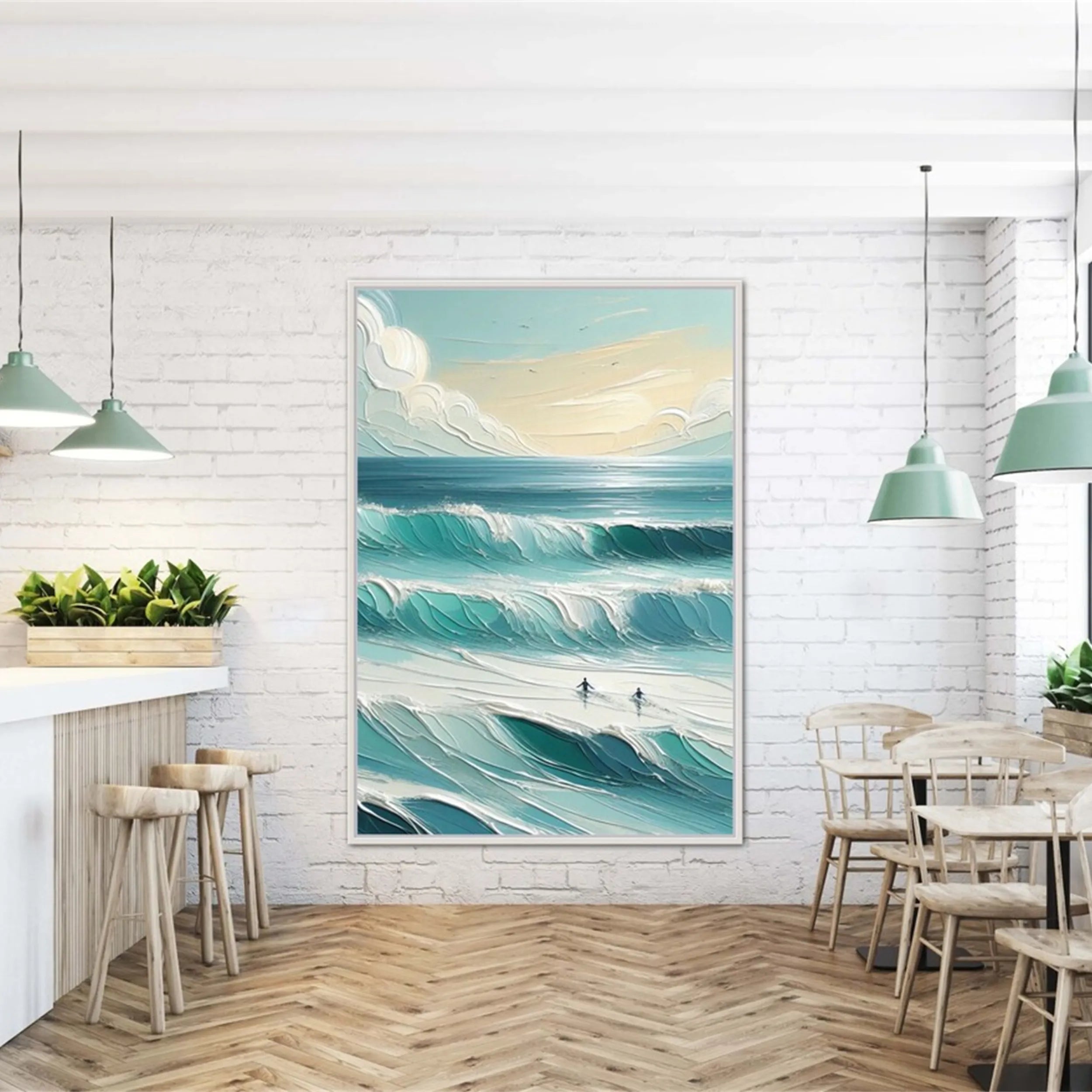 Ocean And Sky Painting #OS 138