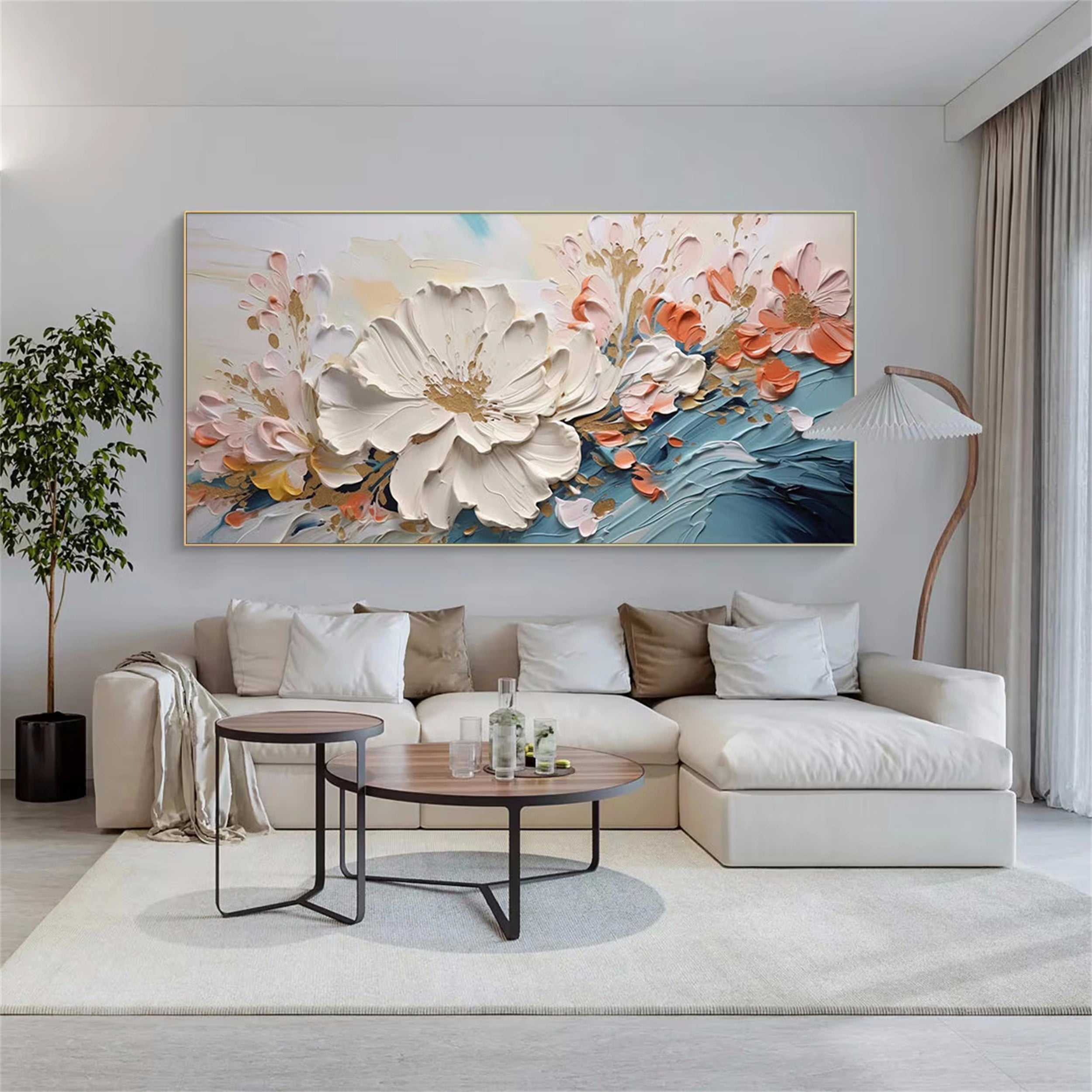Flower And Tree Painting #FT 034