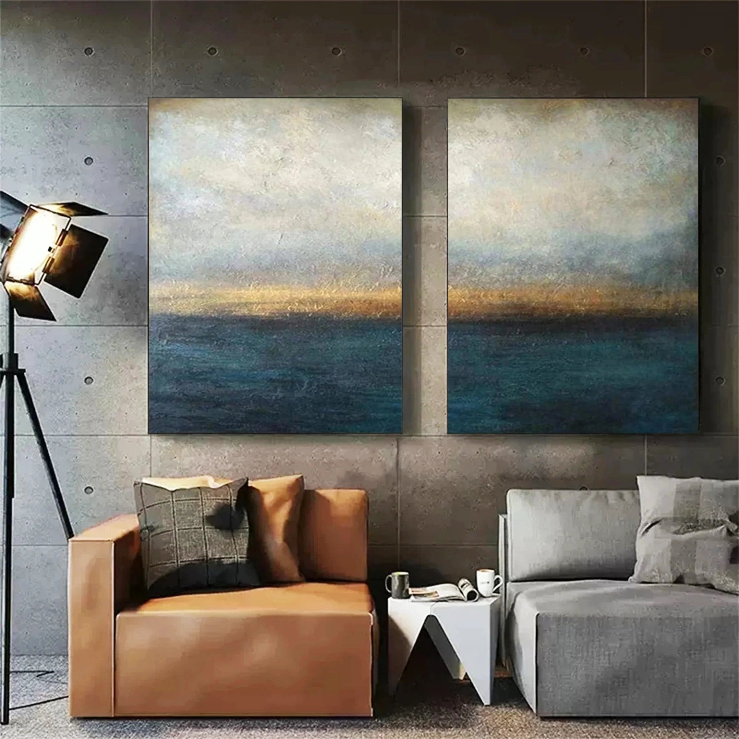 Abstract Wall Art Set of 2 #AB 597