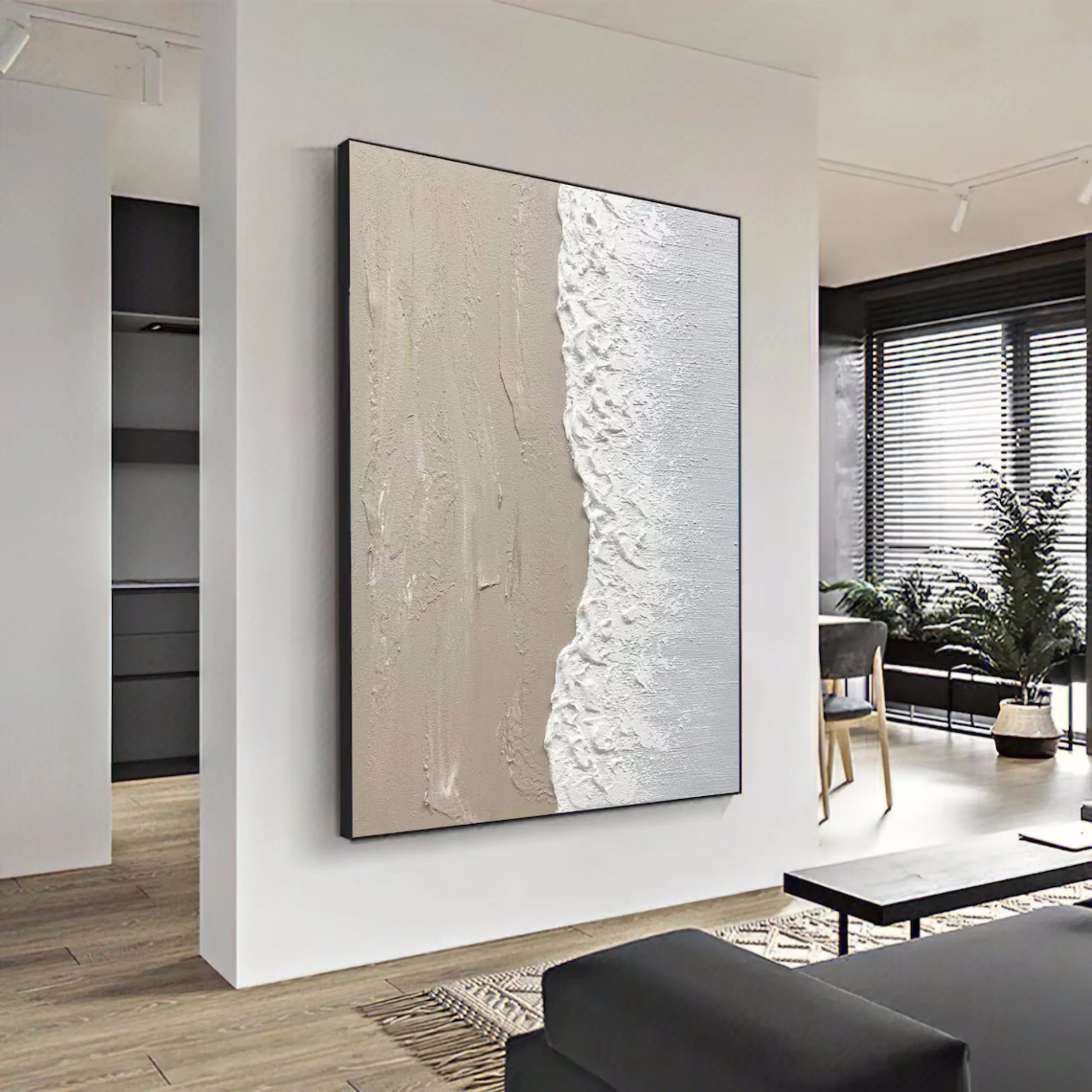 Plaster Art Minimalist Textured Painting #MM183