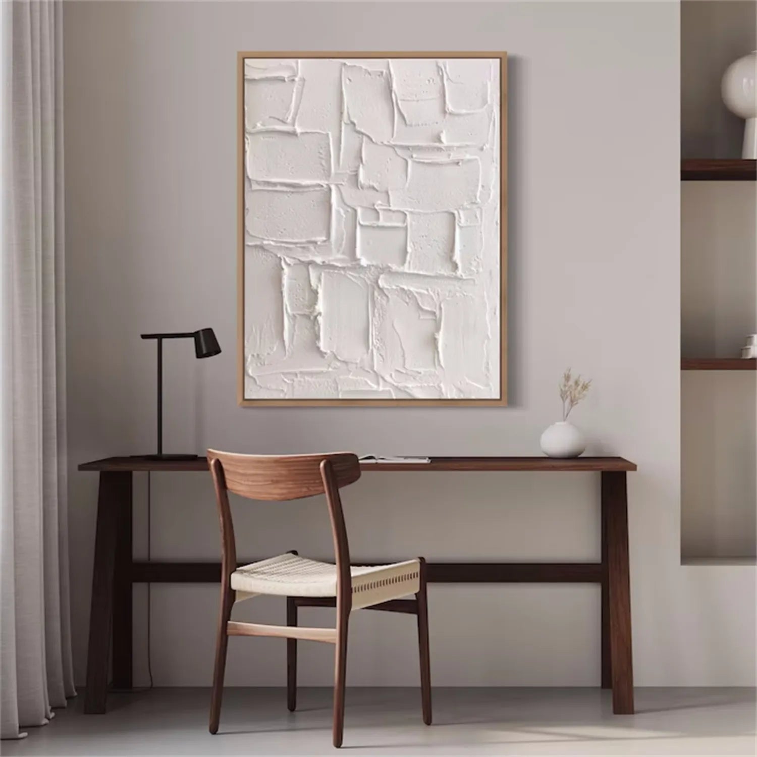 Plaster Art Minimalist Textured Painting #MM282