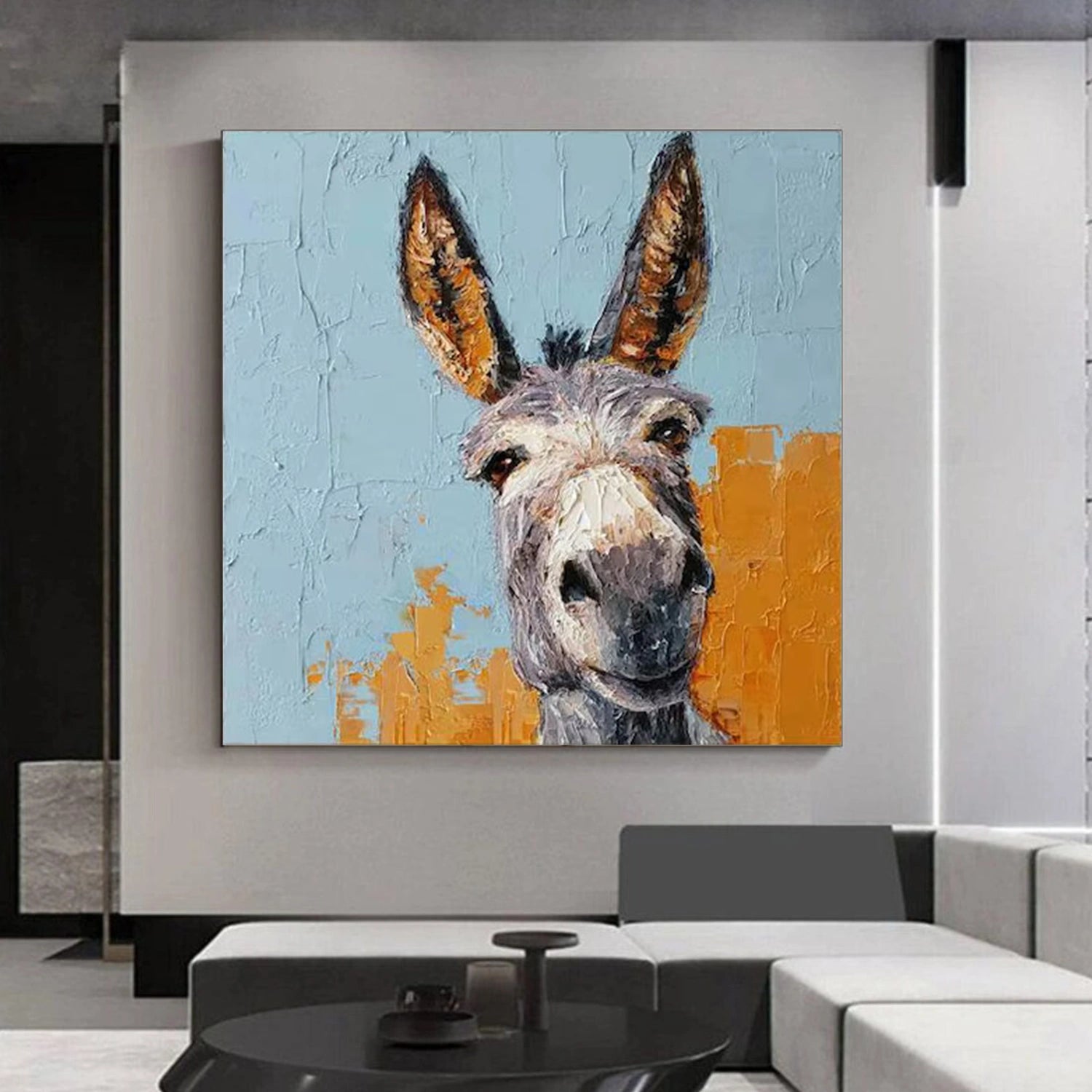 Colorful Abstract Animal Canvas Art #AP198