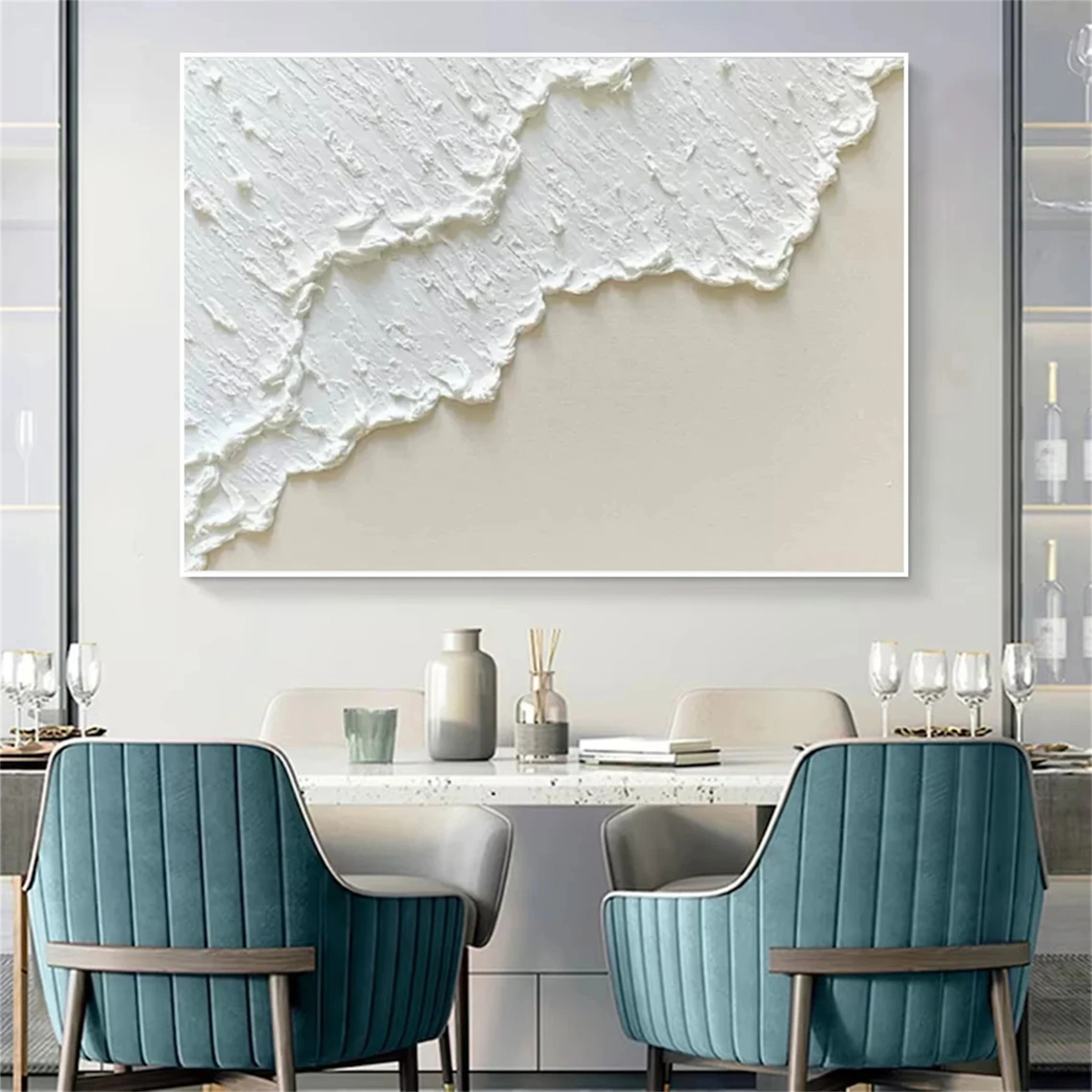 Plaster Art Minimalist Textured Painting #MM102