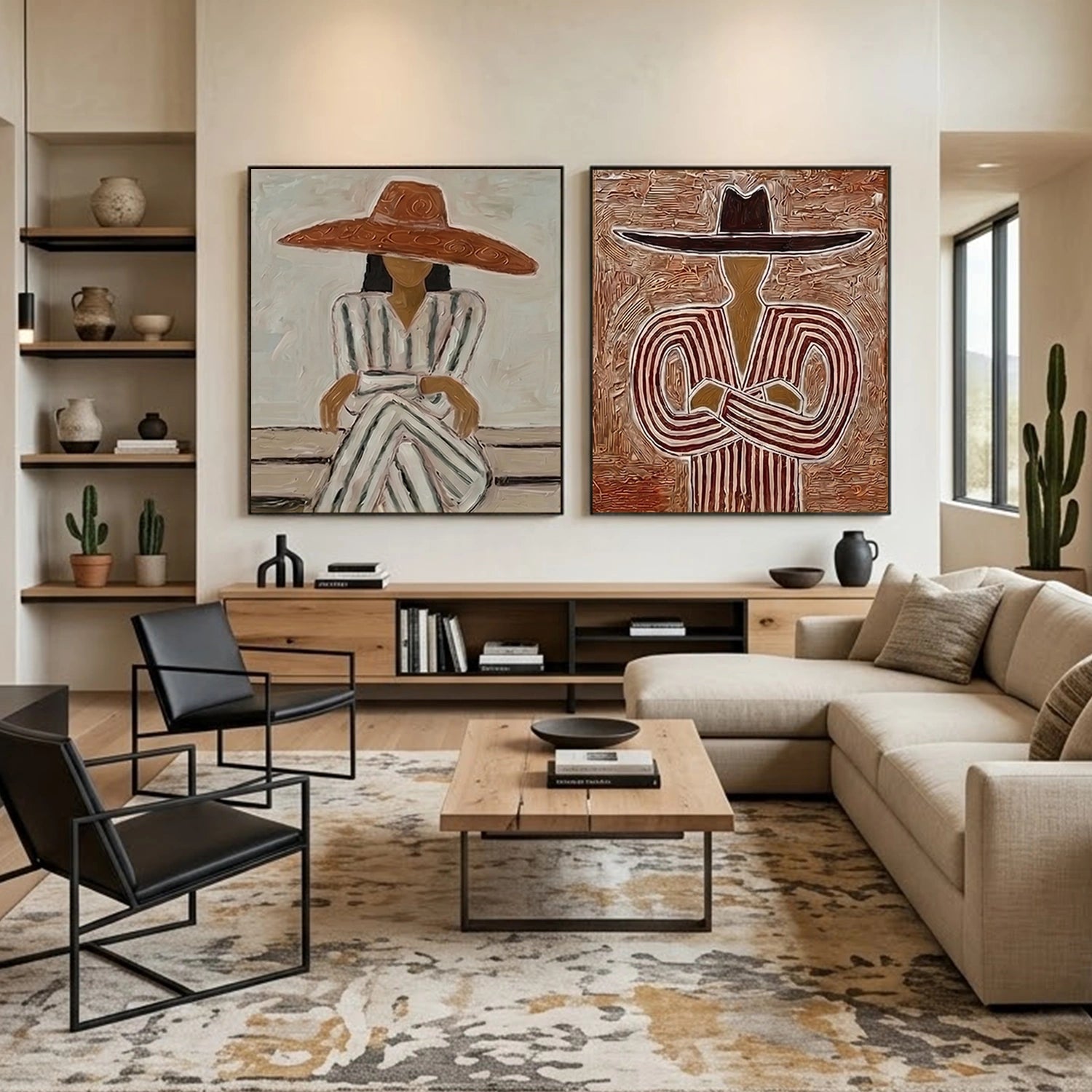 Americana Wall Art Set of 2 #VE072