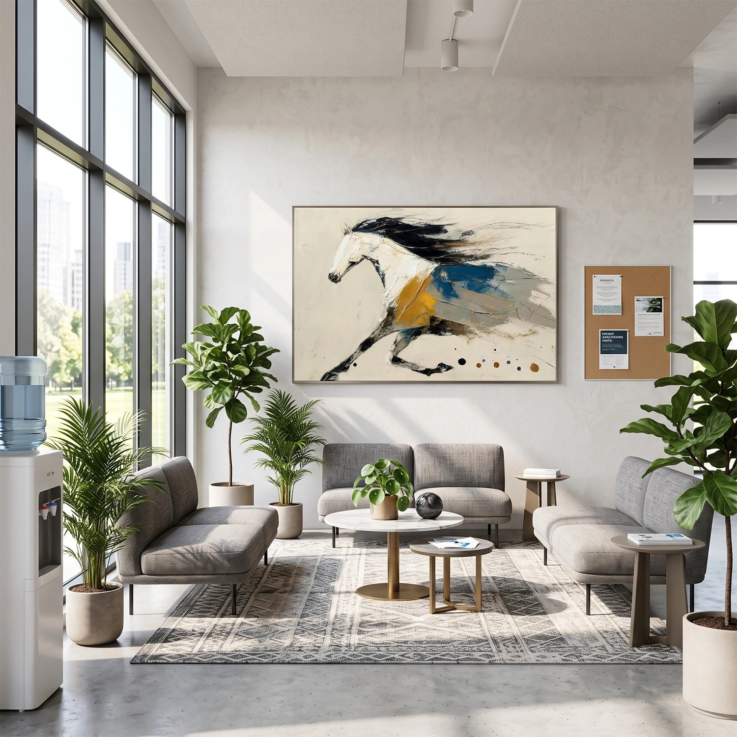 Abstract Animal Canvas Art #AP239