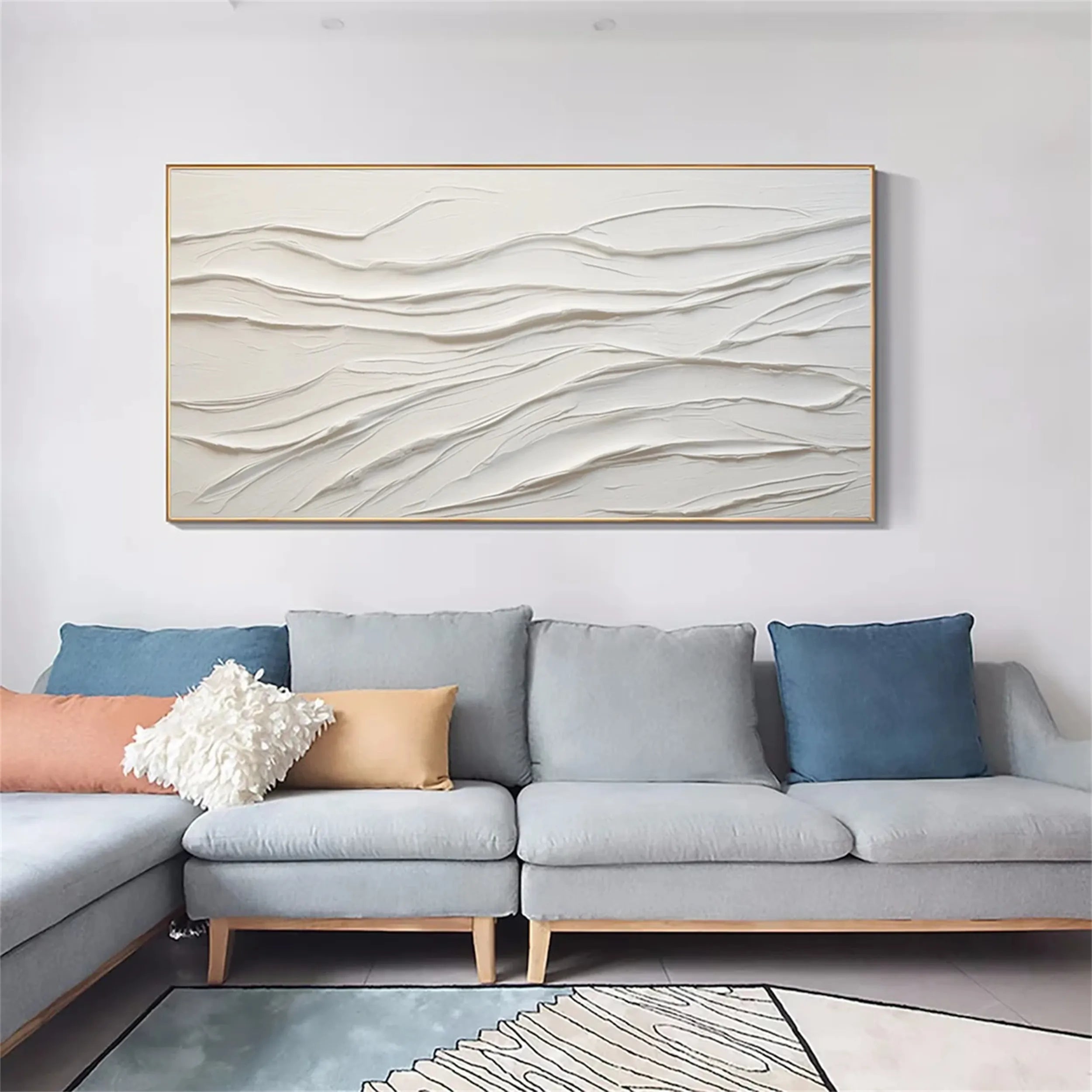 Plaster Art Minimalist Textured Painting #MM174