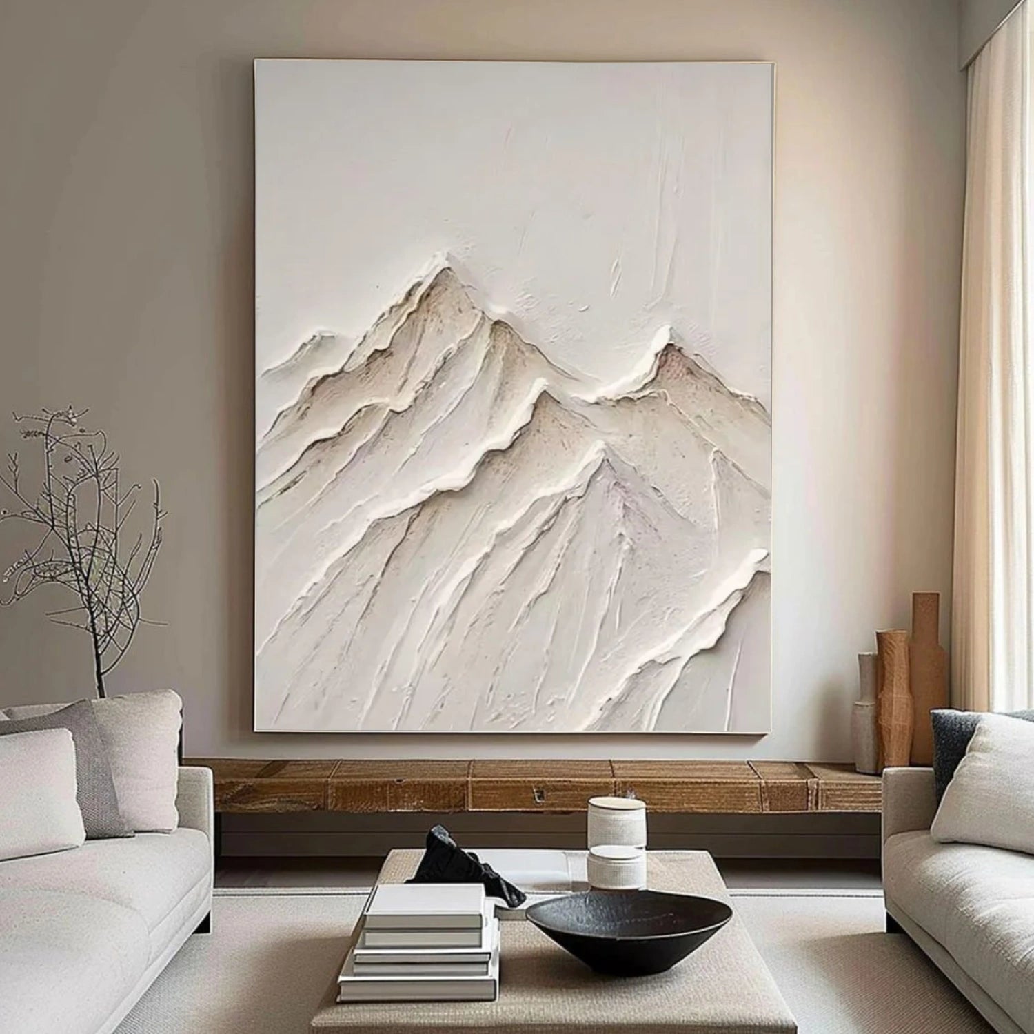 Abstract Mountain Canvas Art #MM321