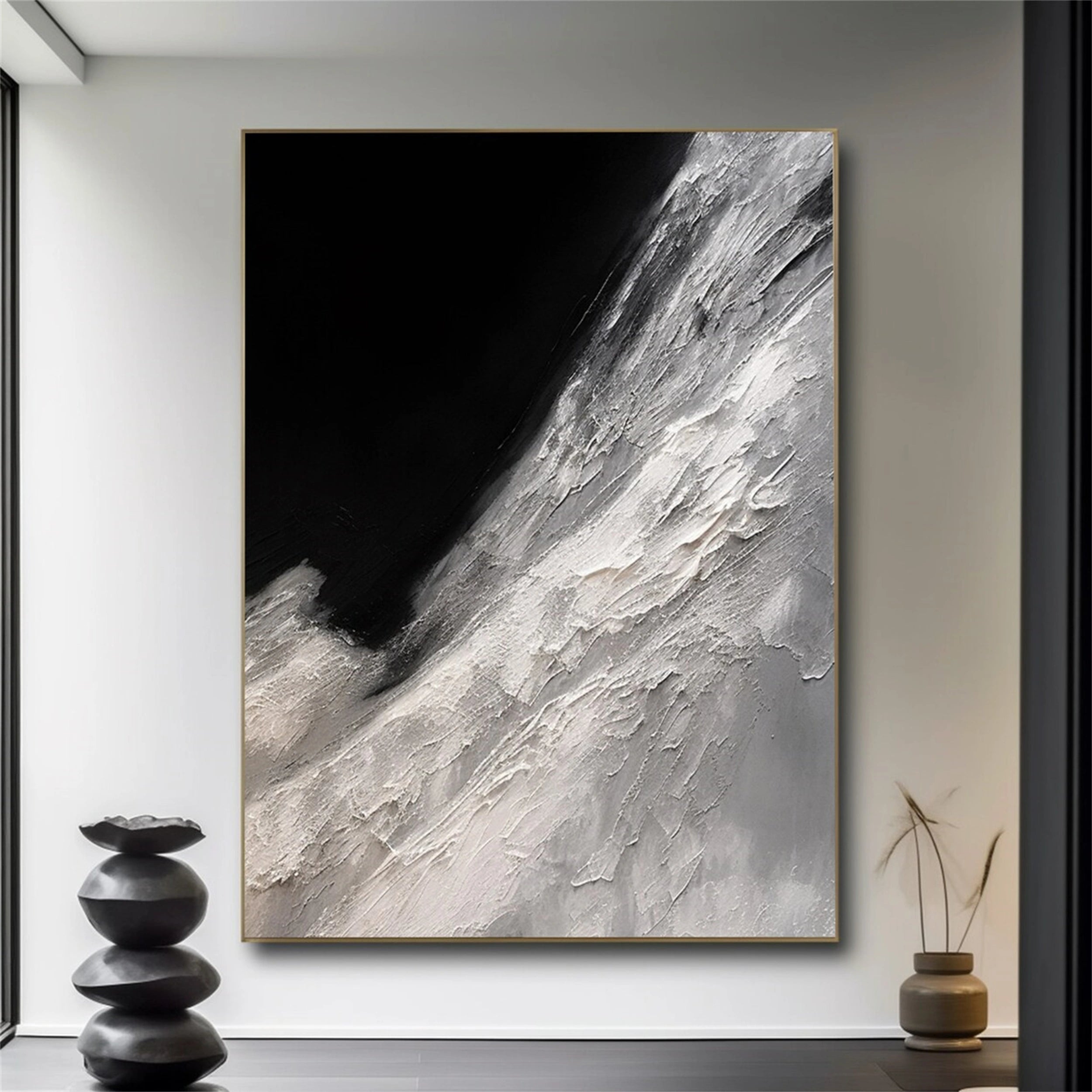 Minimalistic Balance Canvas Painting #MM156