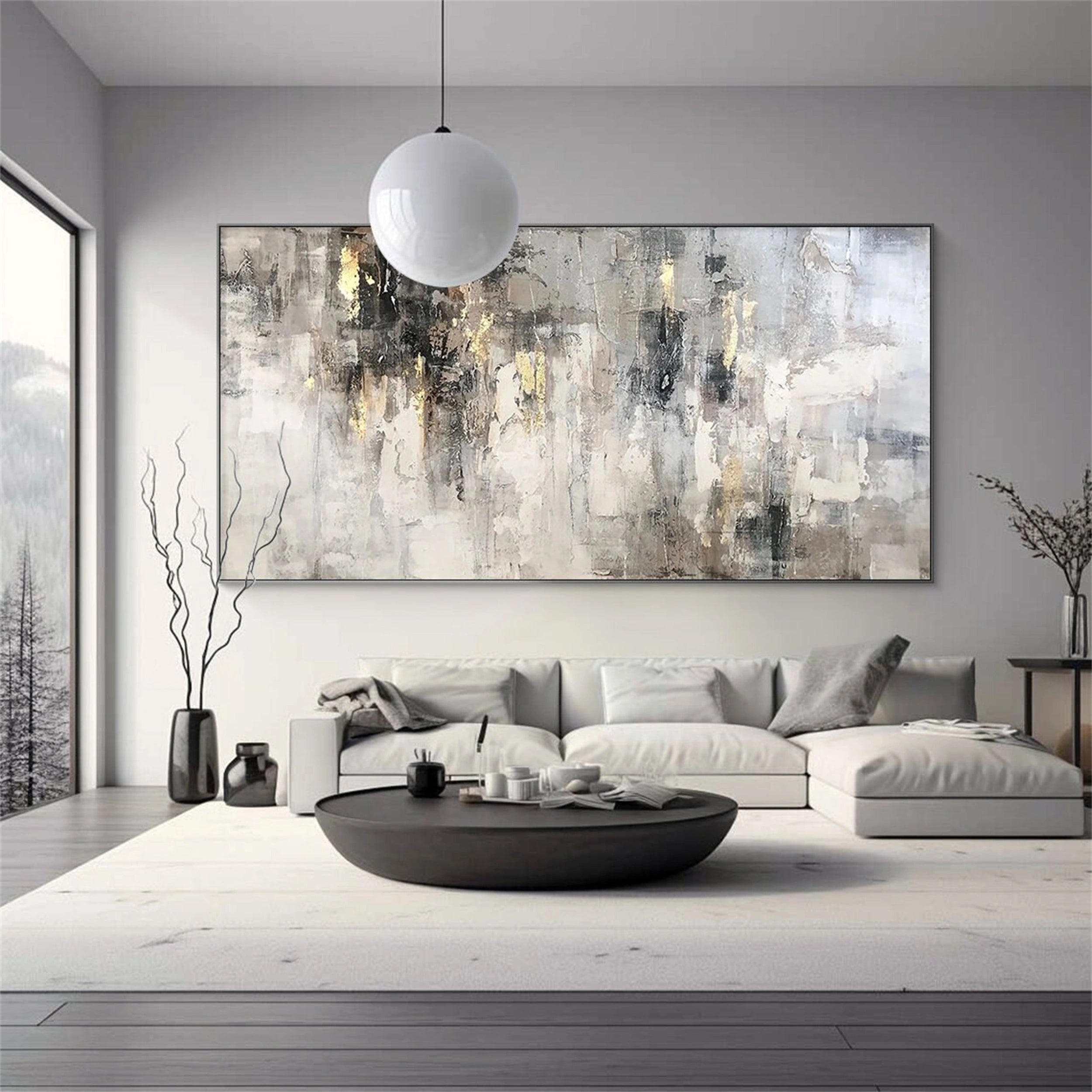 #CL-Custom Size Abstract Painting #AB 092