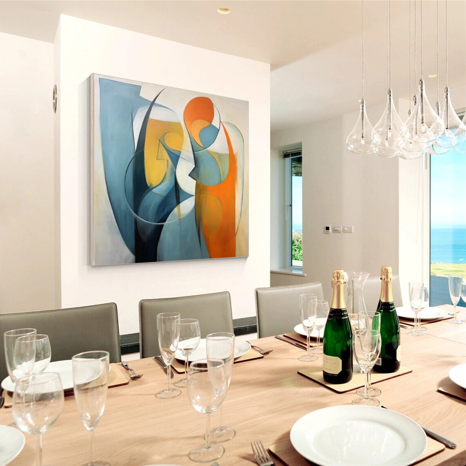 Contemporary Abstract Minimalist Wall Art #CW031