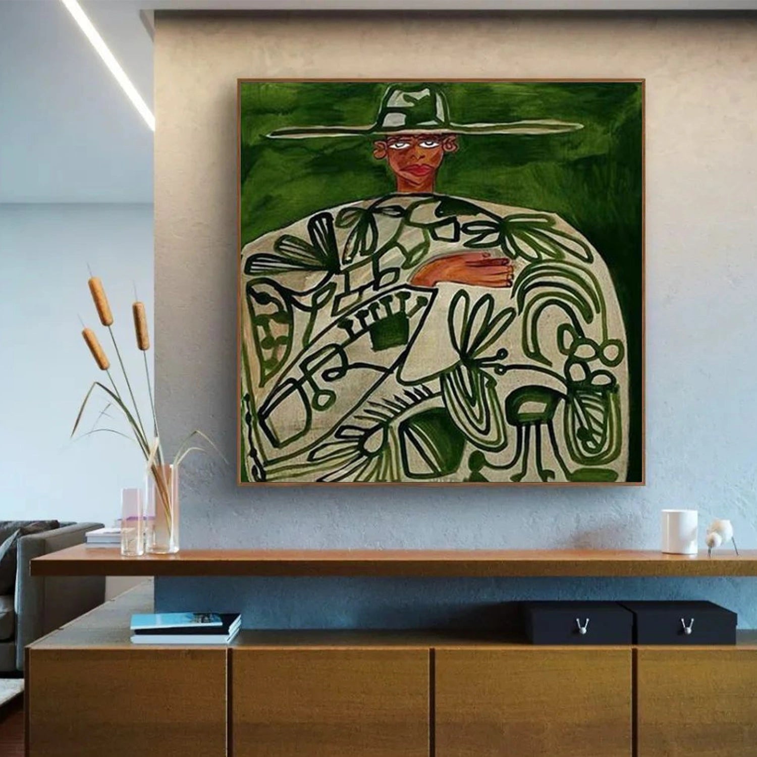 Abstract Portrait Wall Art # PT050